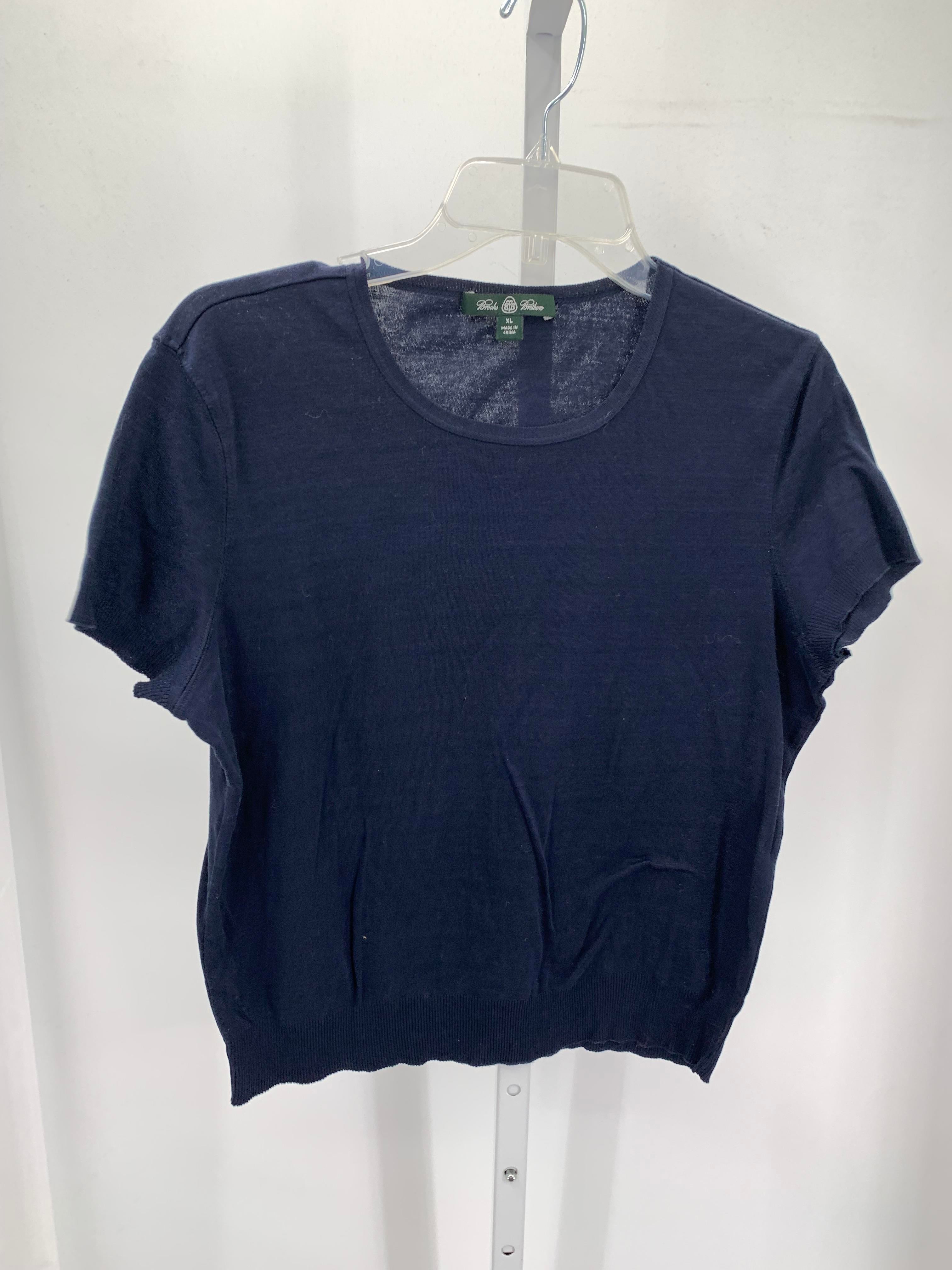 Brooks Brothers Size Extra Large Misses Short Sleeve Shirt