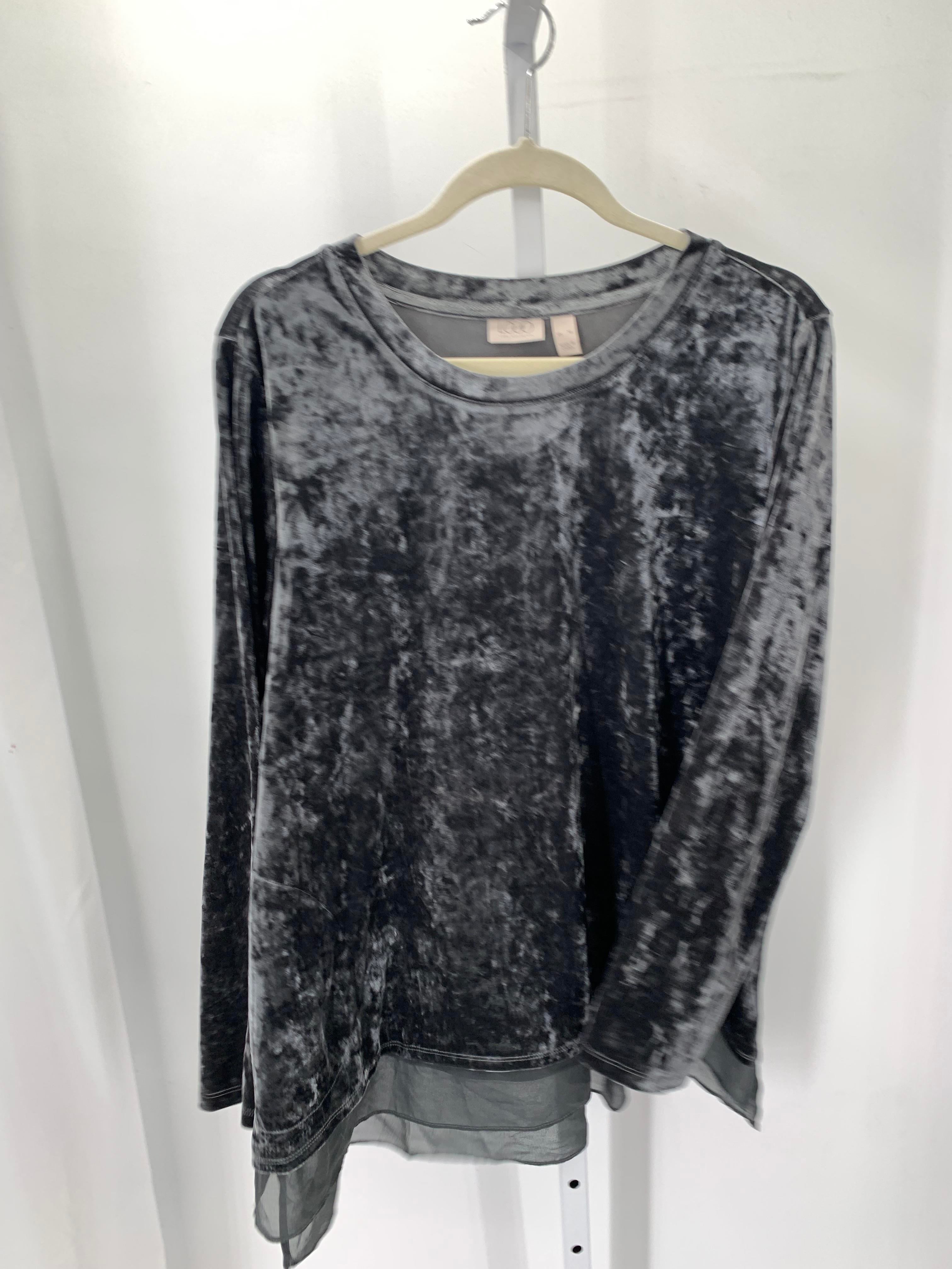 LOGO Size Extra Large Misses Long Sleeve Shirt
