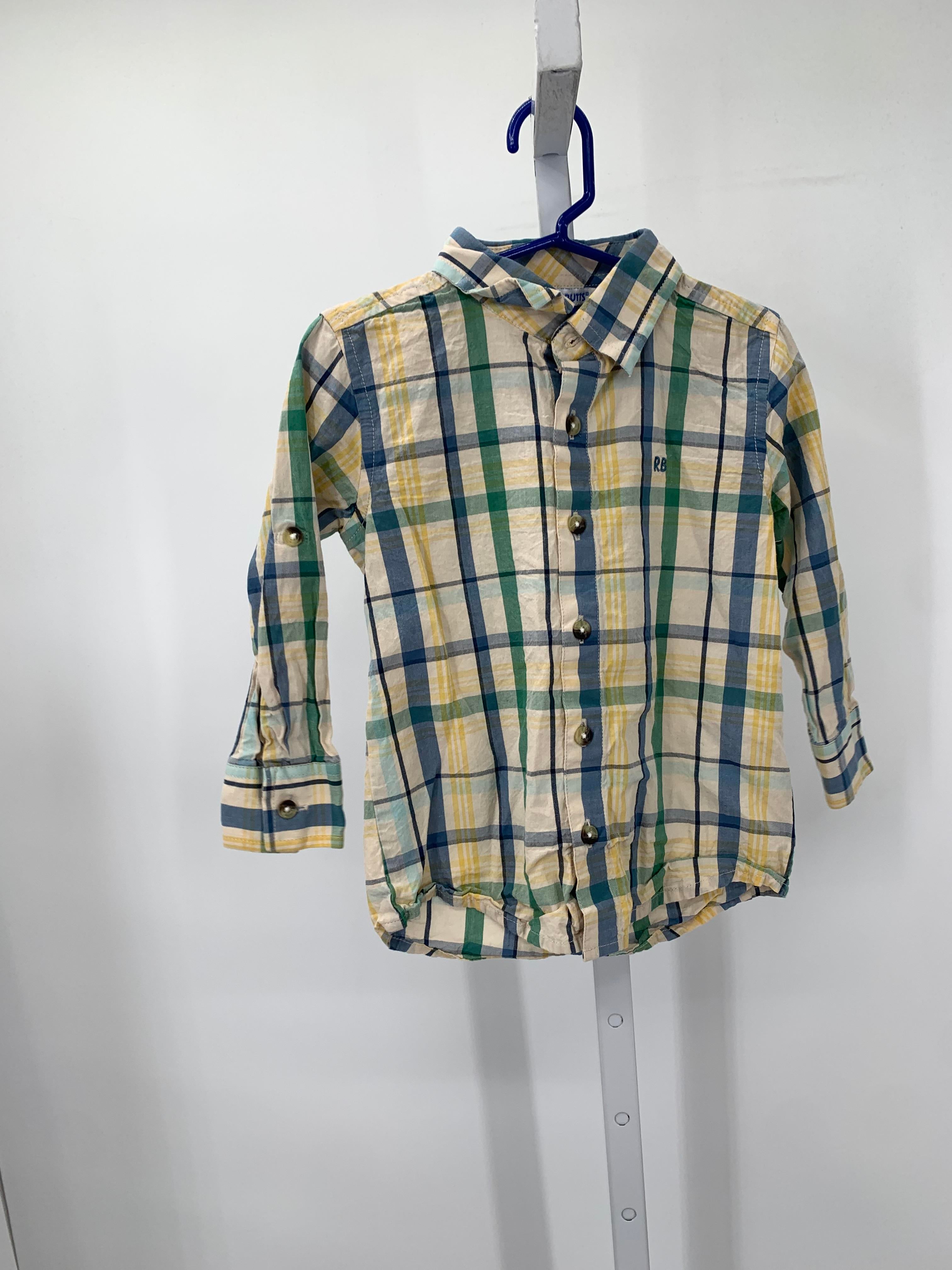 BLUE GREEN PLAID.