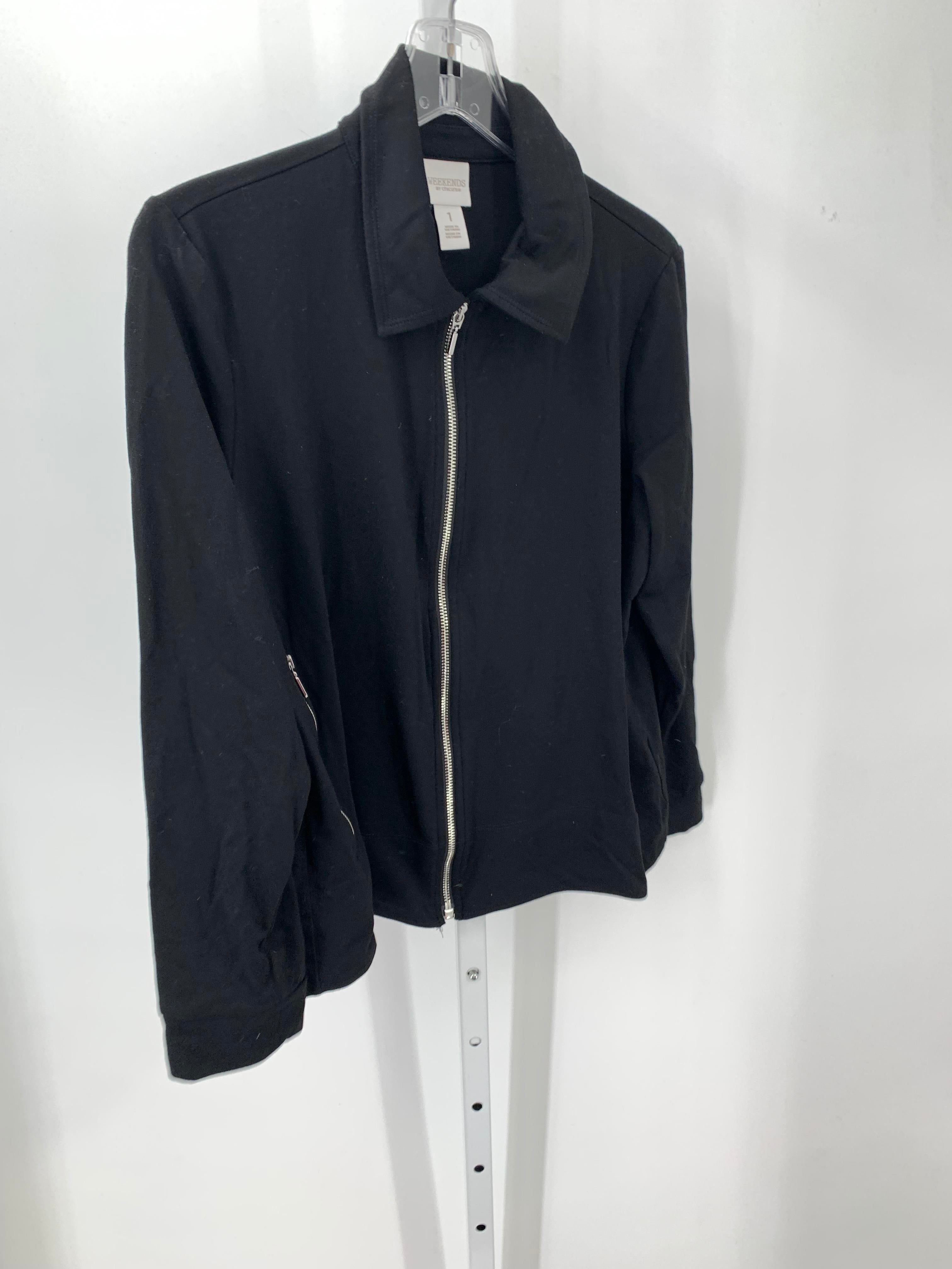 Chico's Size Small Misses Sweat Jacket