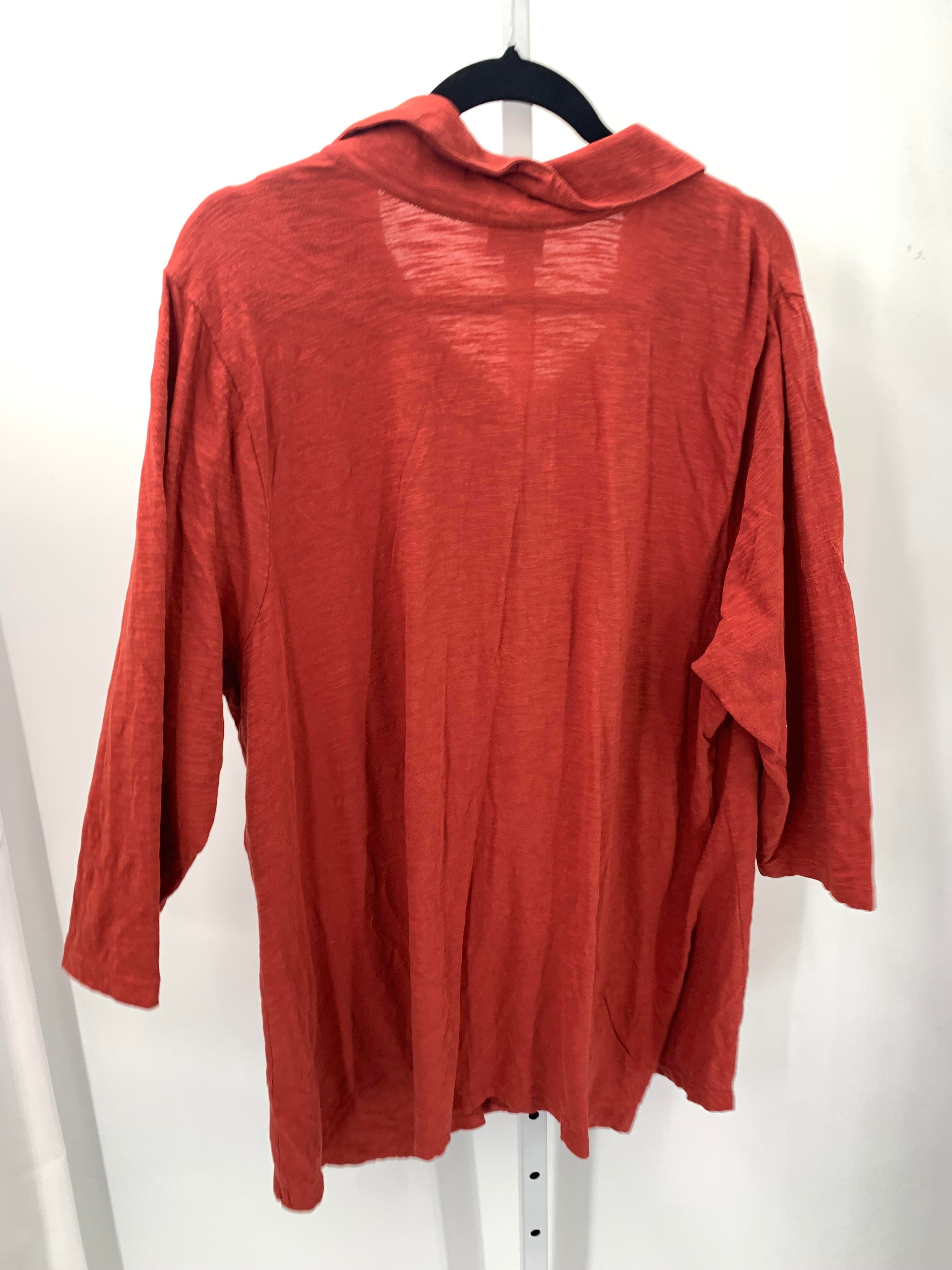 Avenue Size 22/24 W Womens 3/4 Sleeve Shirt