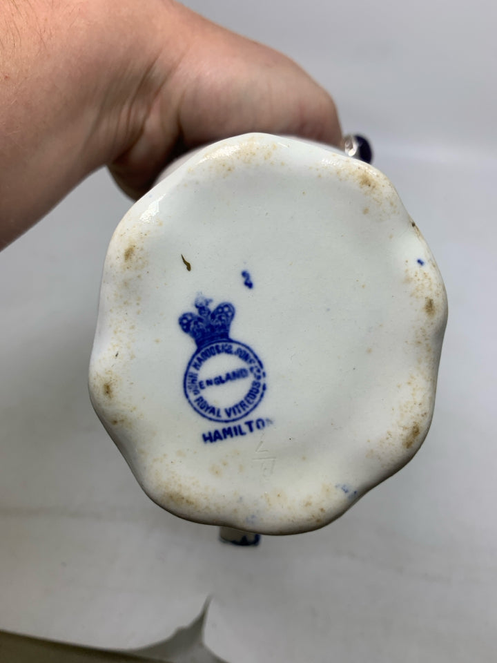 VTG FLOW BLUE TRANSFERWARE CREAMER.