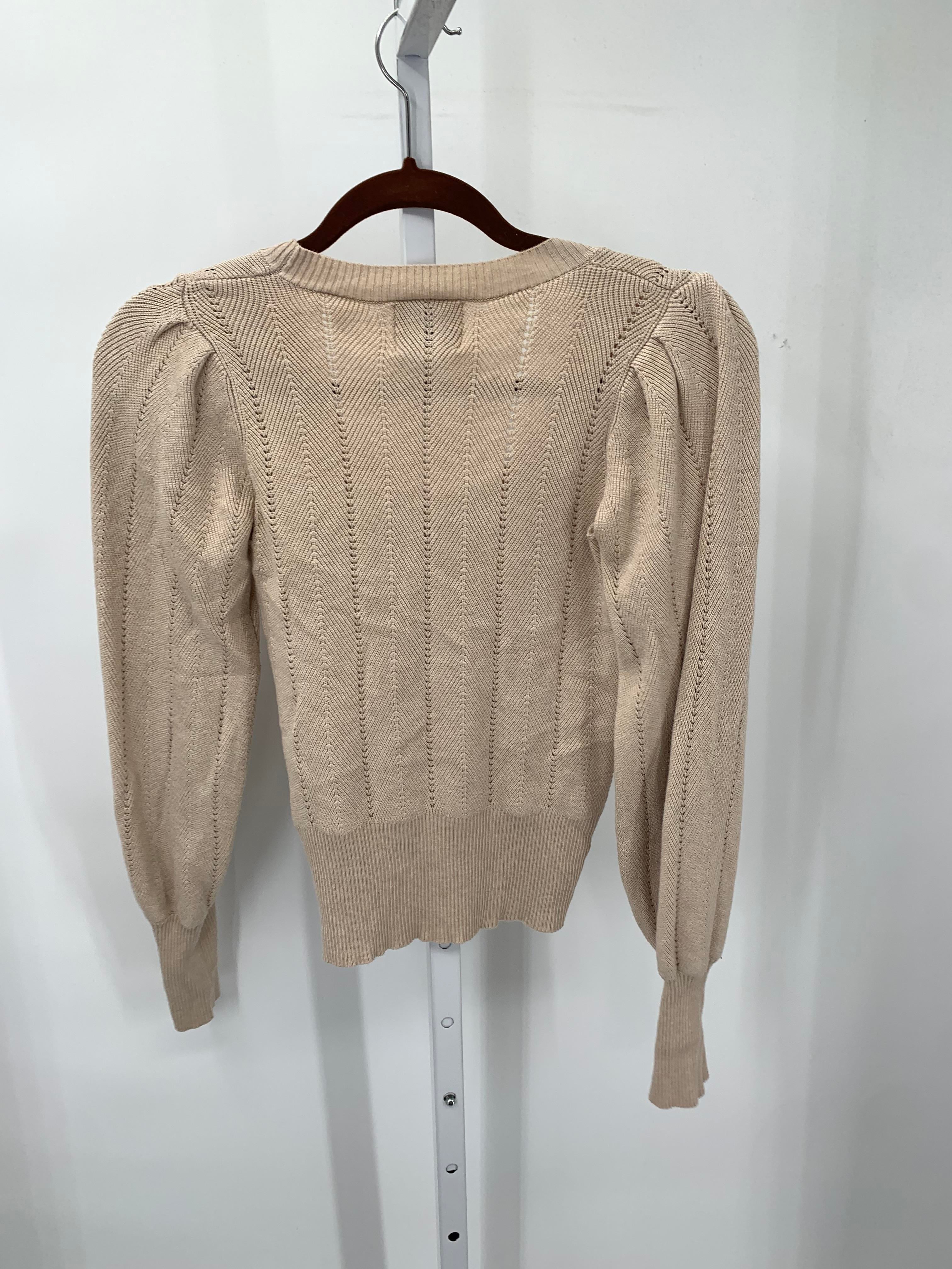 Pink Rose Size Medium Juniors Long Sleeve Sweater