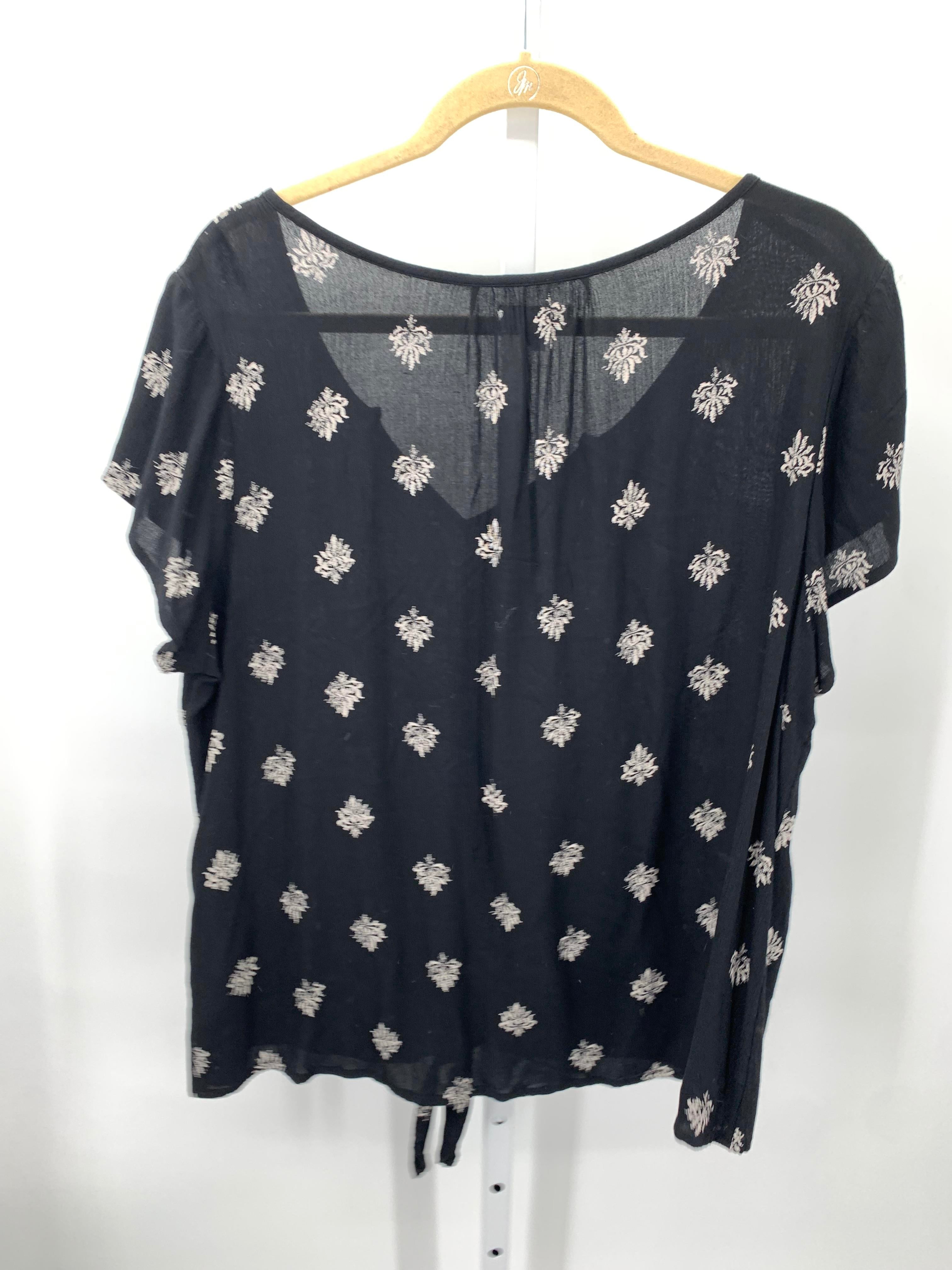 Sonoma Size Extra Large Misses Short Sleeve Shirt