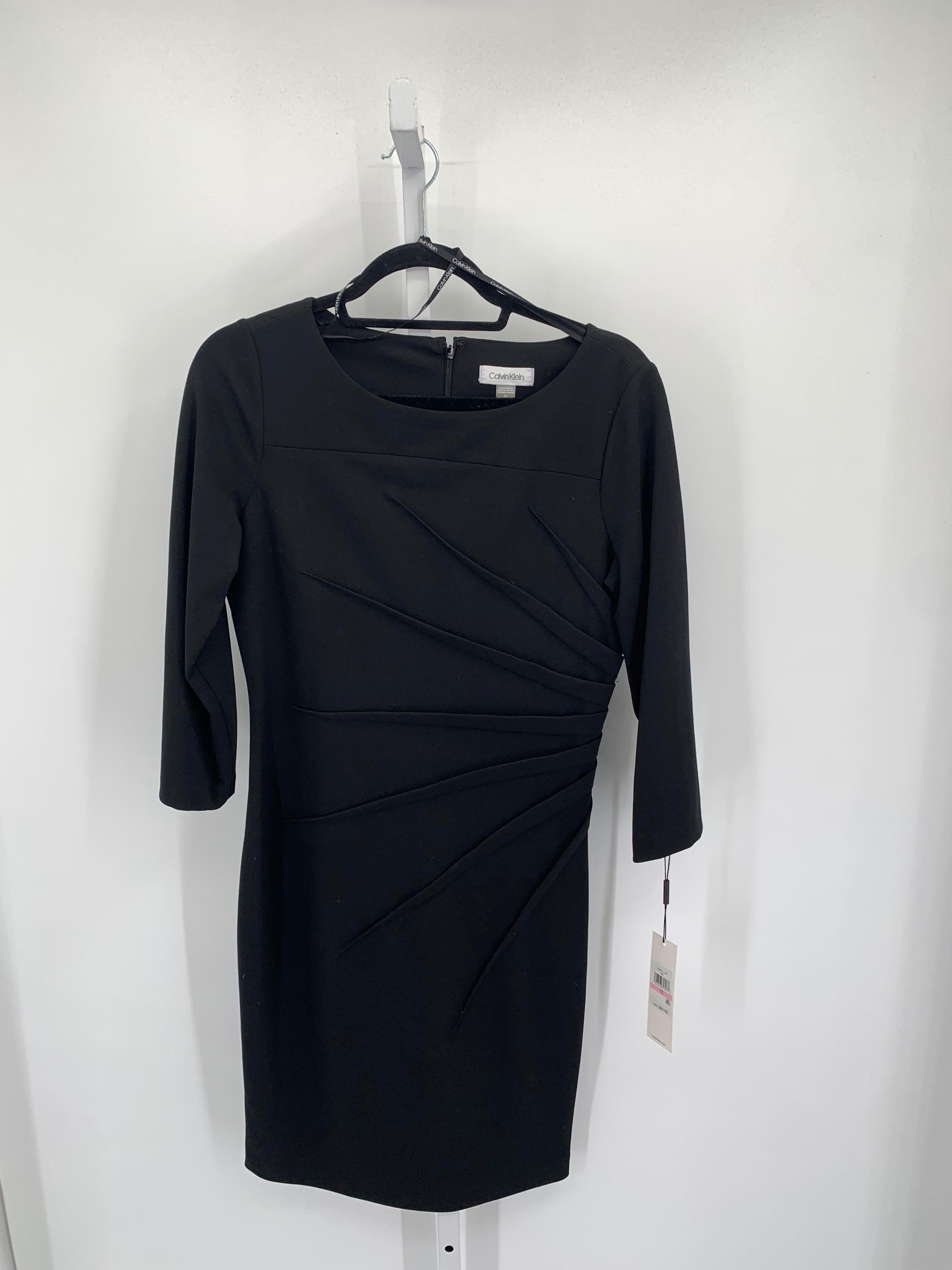 Calvin Klein Size 10 Misses 3/4 Sleeve Dress