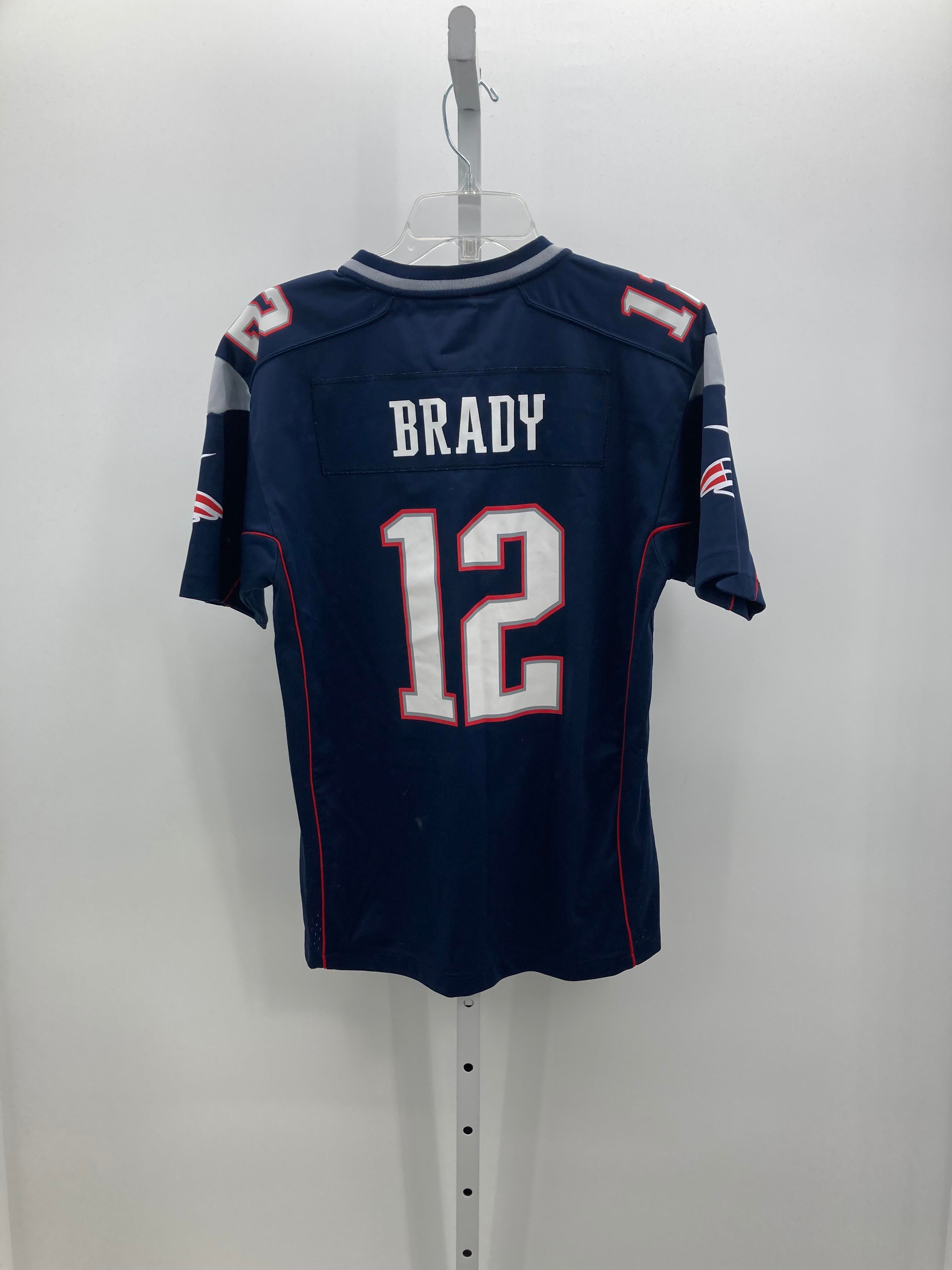 BRADY 12 JERSEY- VERY MINOR WEAR ON BACK
