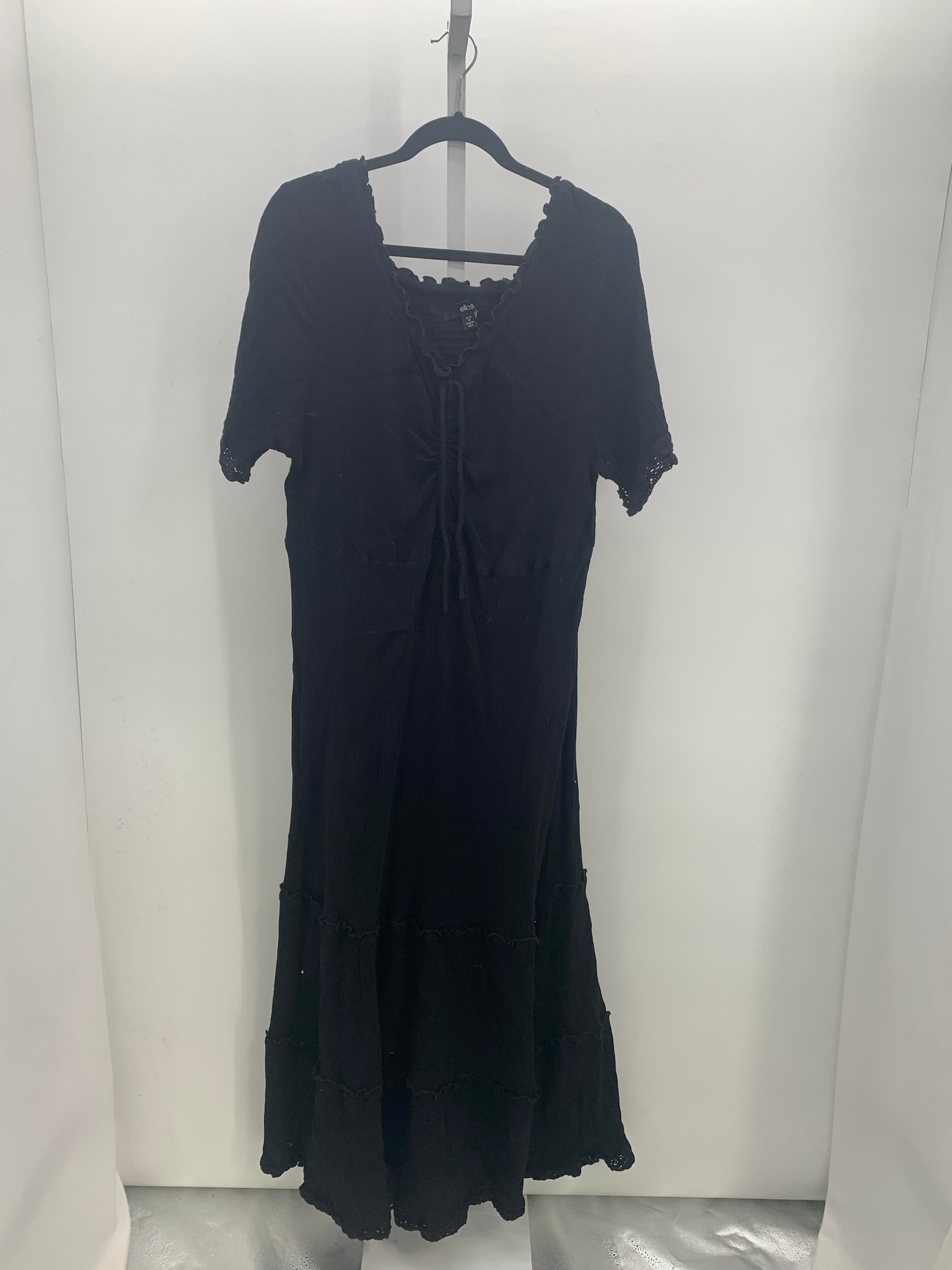 Size 2X Womens Short Sleeve Dress