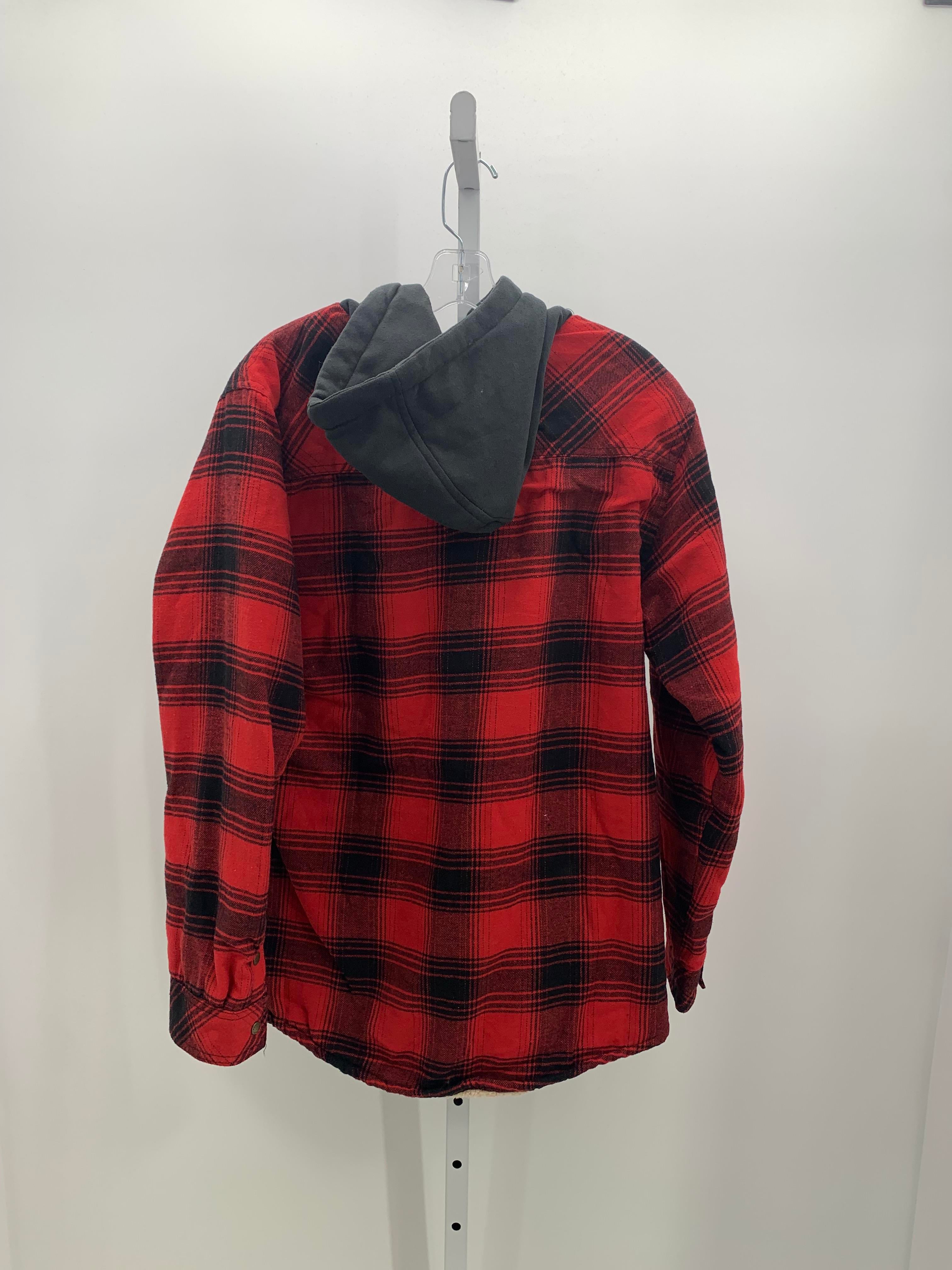 FLEECE LINED FLANNEL JACKET- RUDOLPH