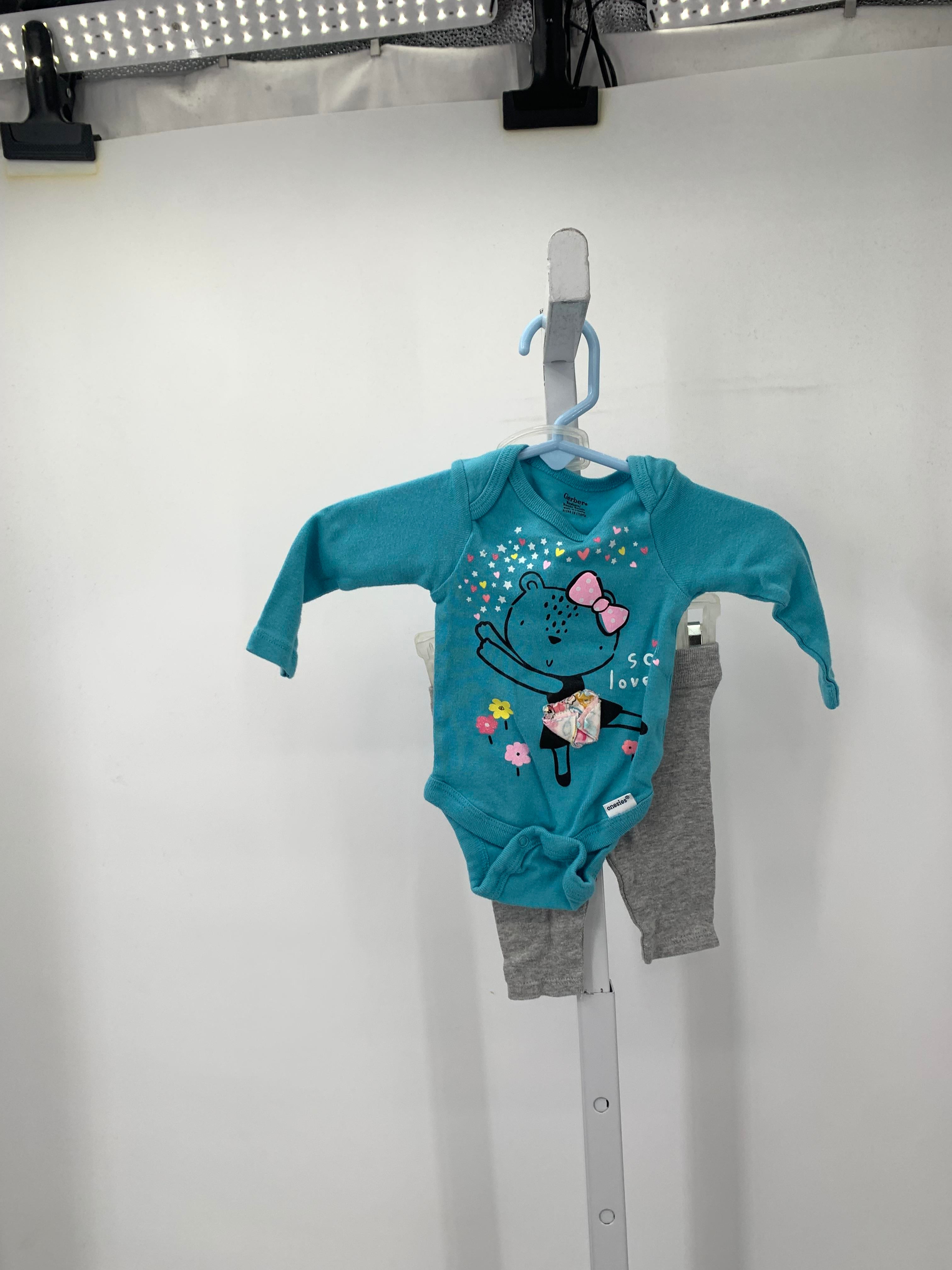 Gerber Size Newborn Girls 2 Pieces