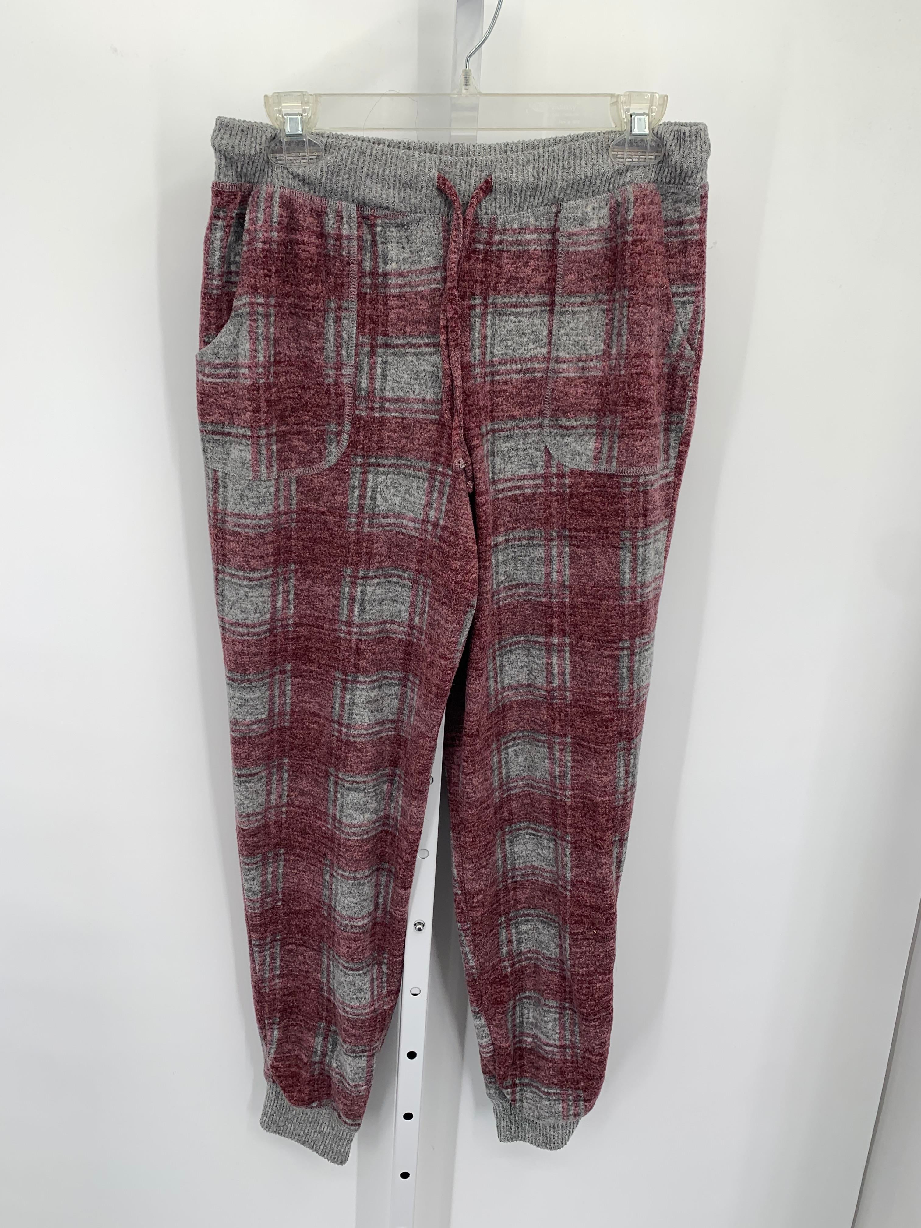 Pink Rose Size Large Juniors Sweatpants