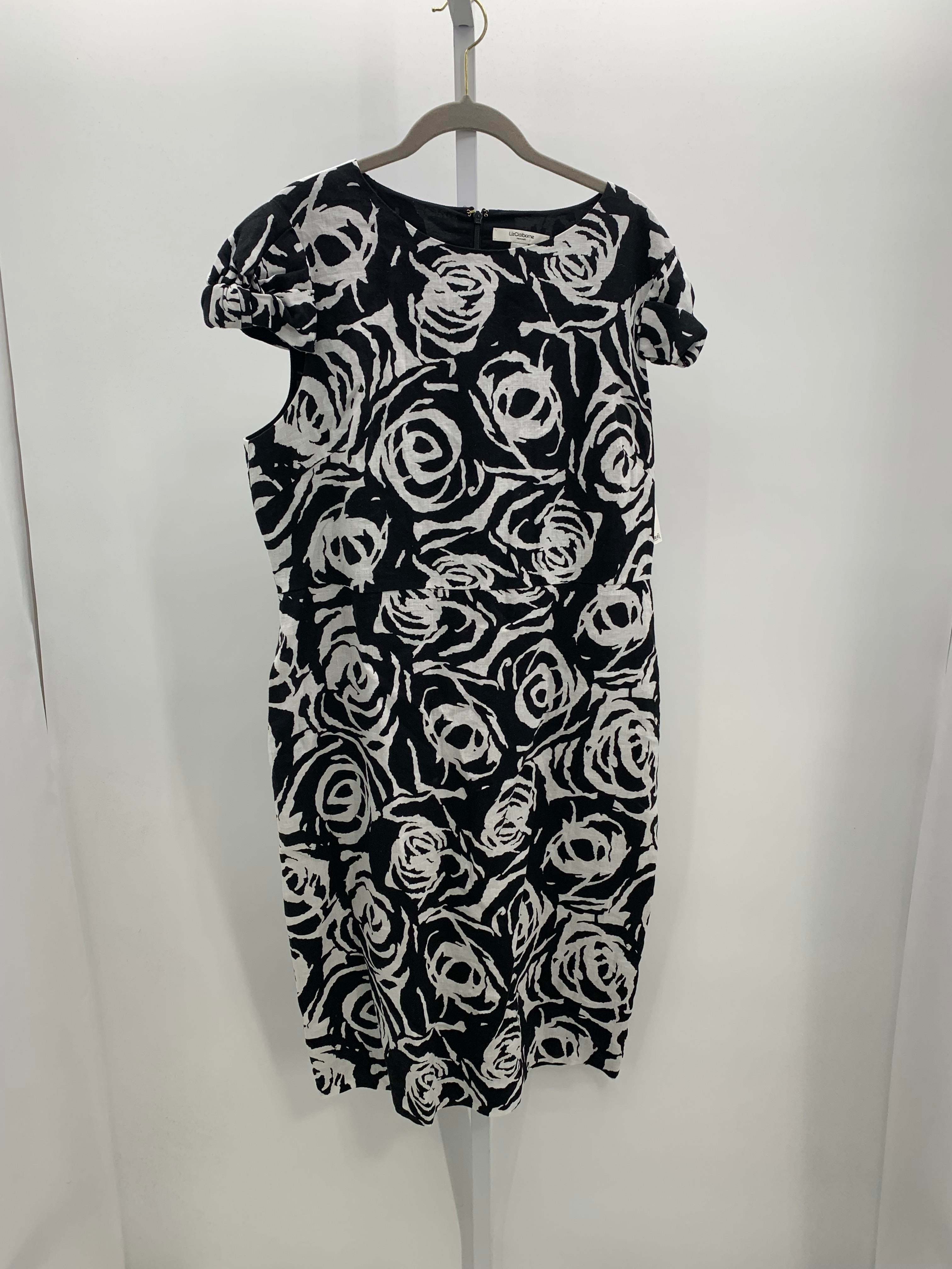 Liz Claiborne Size 16 Misses Short Sleeve Dress