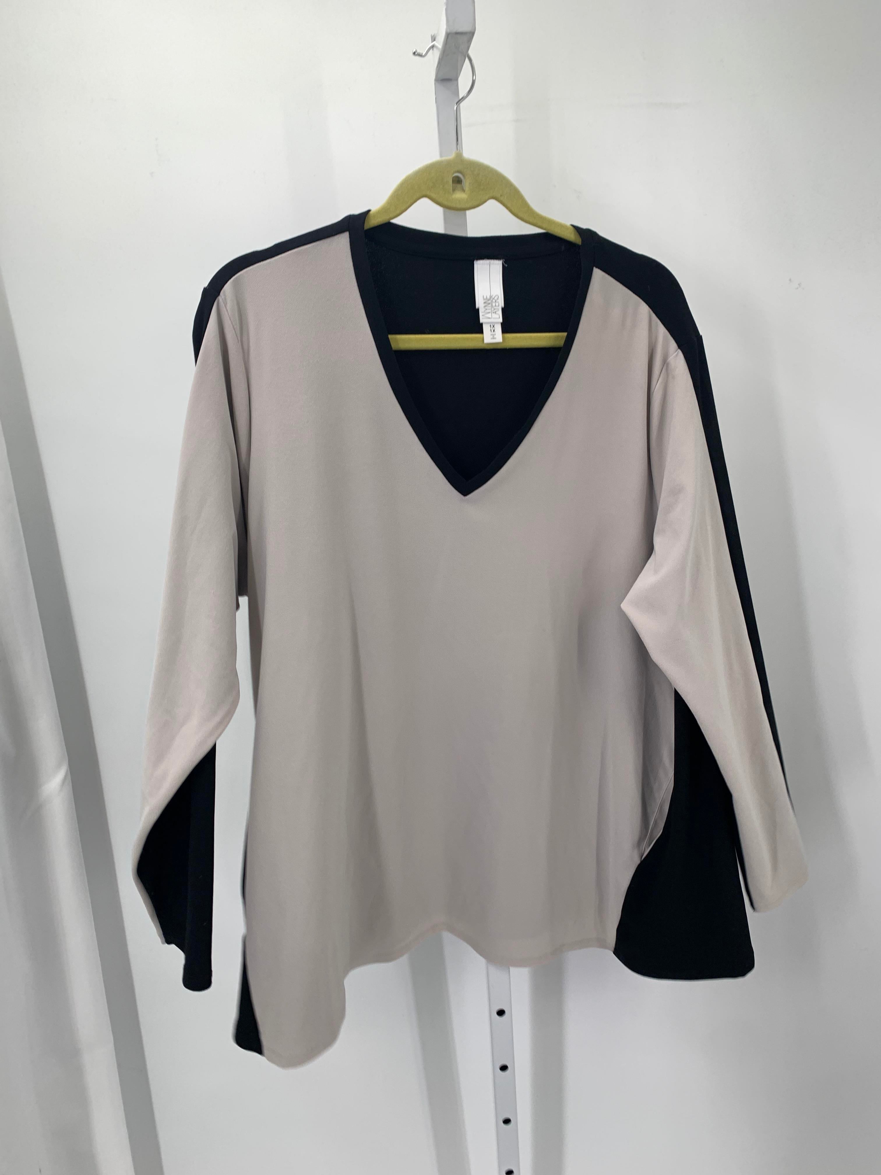Size 1X Womens Long Sleeve Shirt