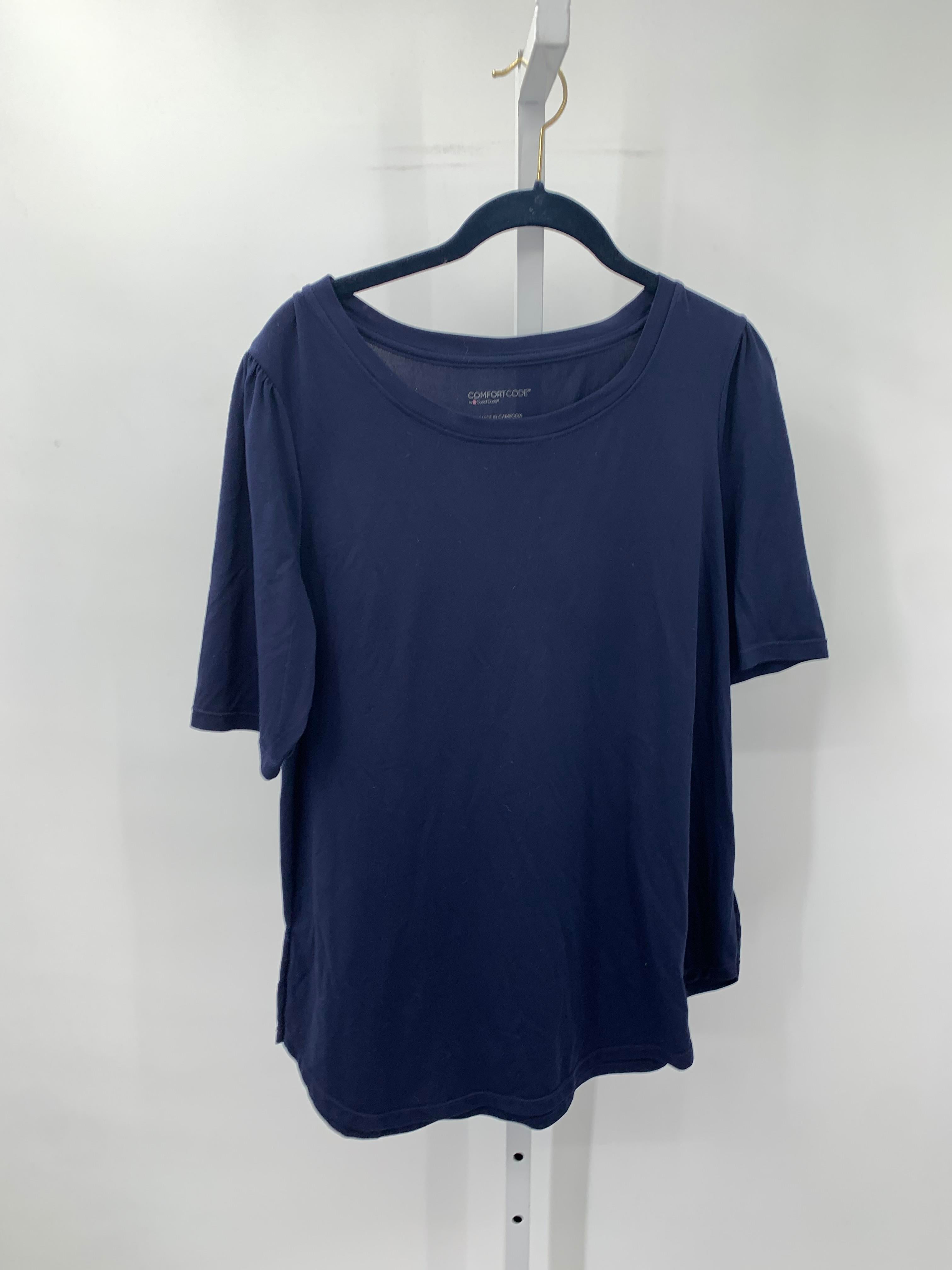 Cuddl Duds Size Medium Misses Short Sleeve Shirt