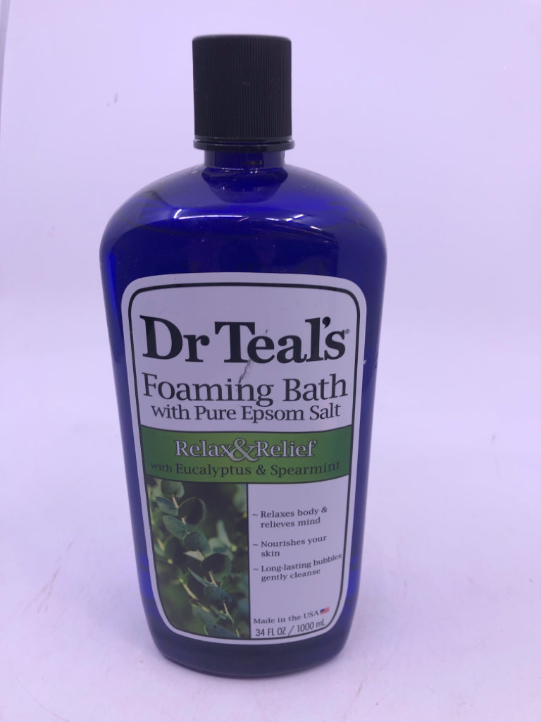 DR TEAL'S FOAMING BATH.