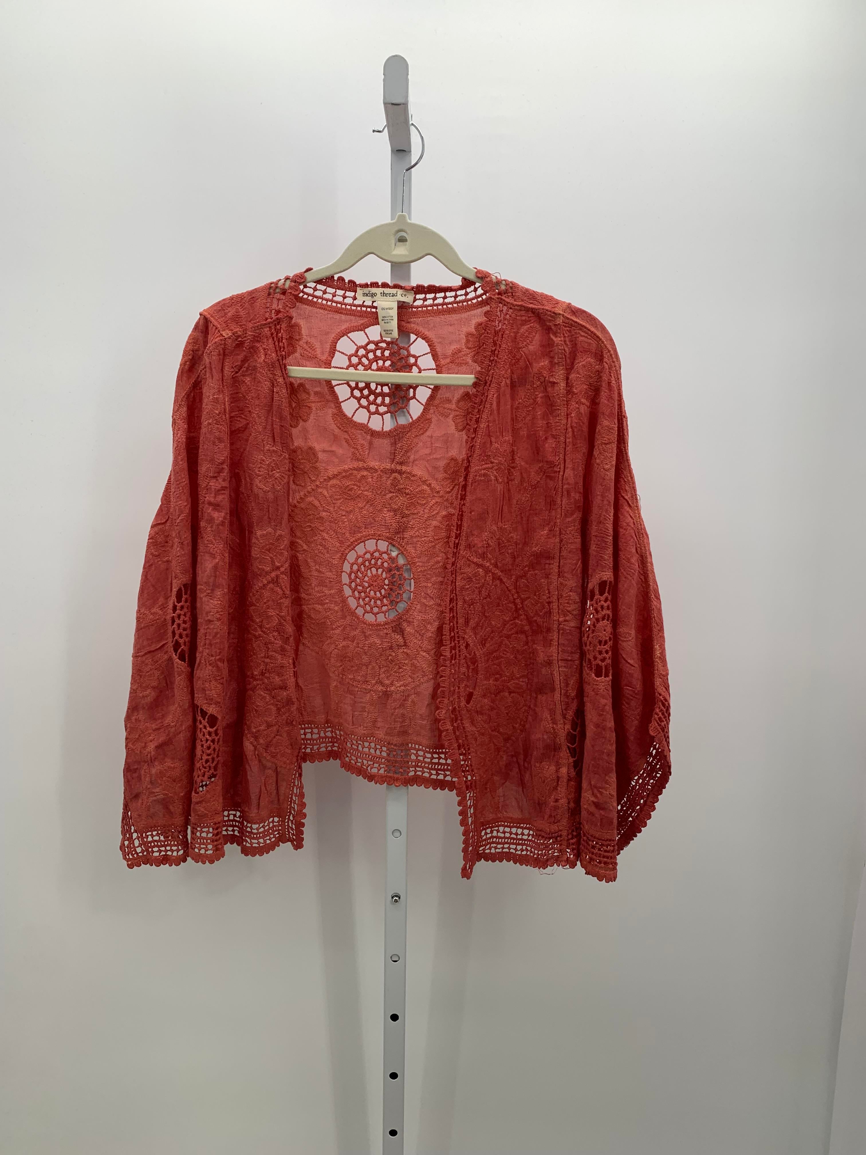 Indigo Size Medium Misses Cardigan