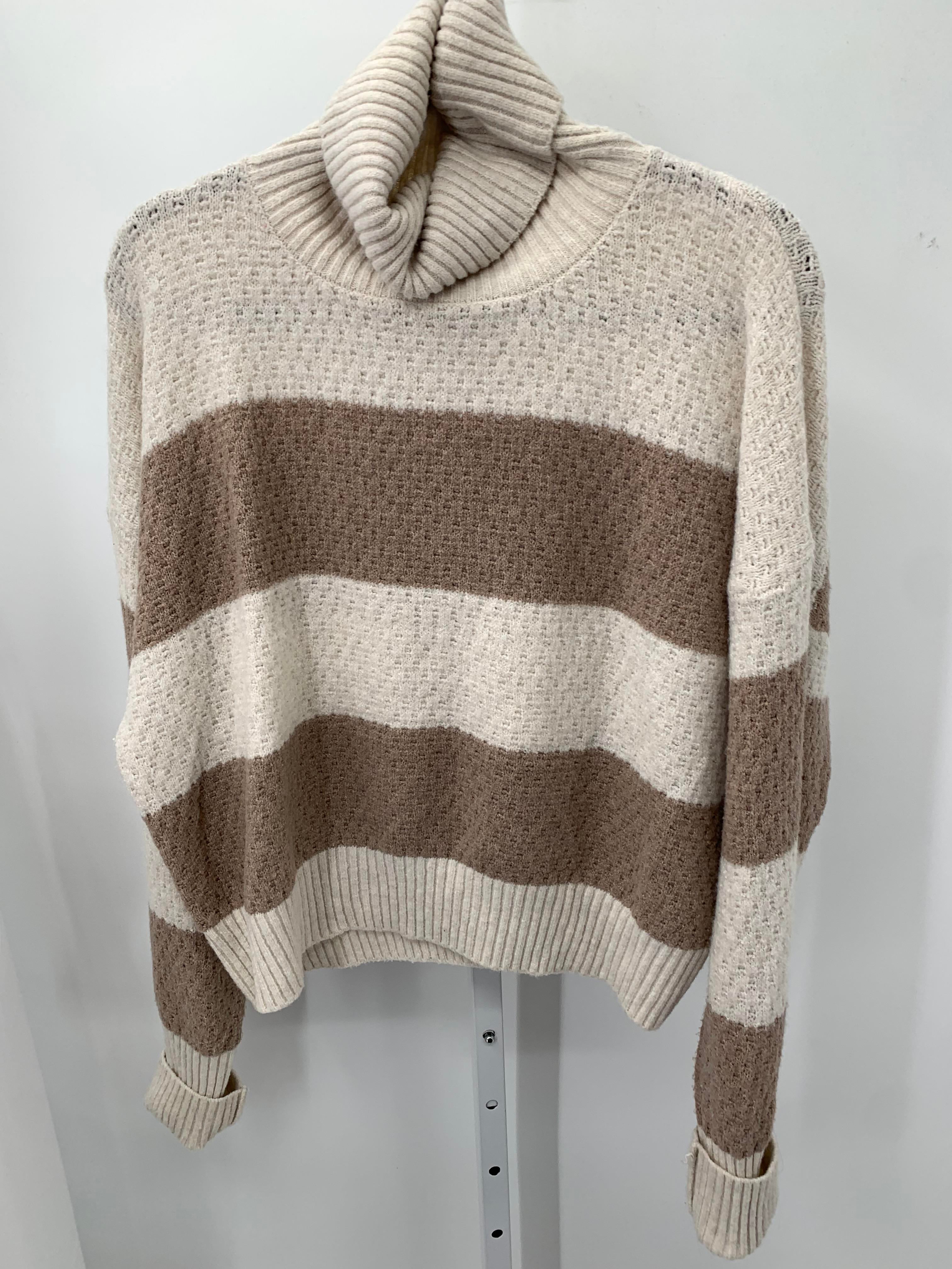 Pink Rose Size Extra Large Juniors Long Sleeve Sweater