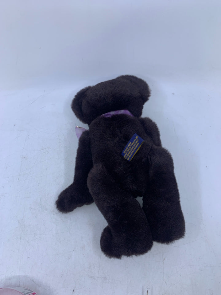 DARK PURPLE BOYDS BEAR.
