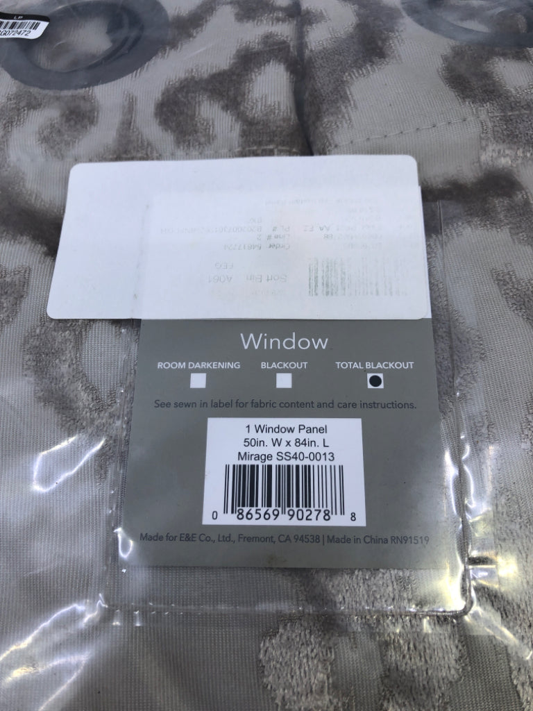 NIP GREY BLACKOUT PANEL.
