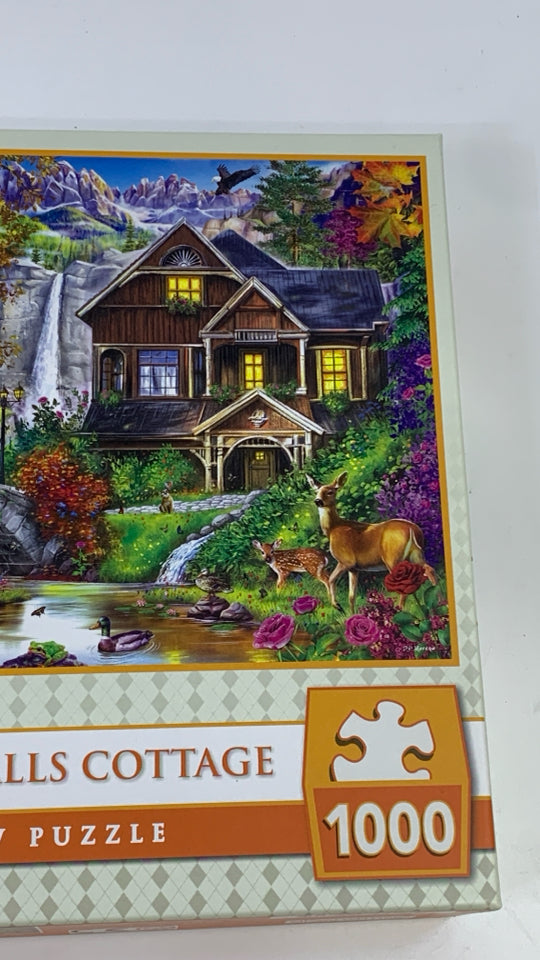 NIB HIDDEN FALLS COTTAGE PUZZLE.