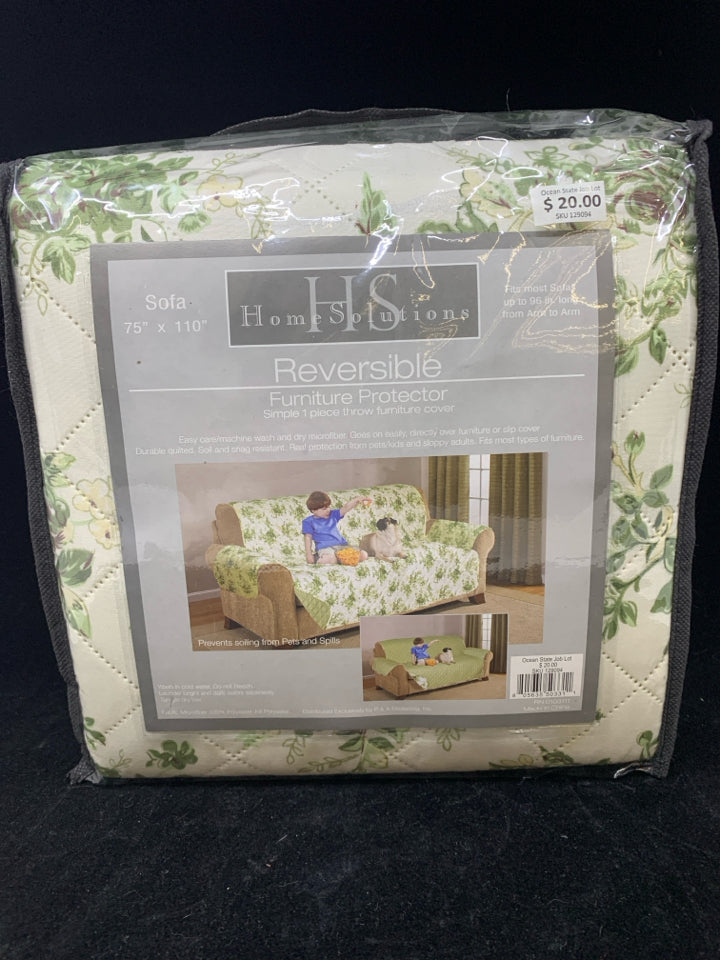 NIP FLORAL SOFA PROTECTOR.