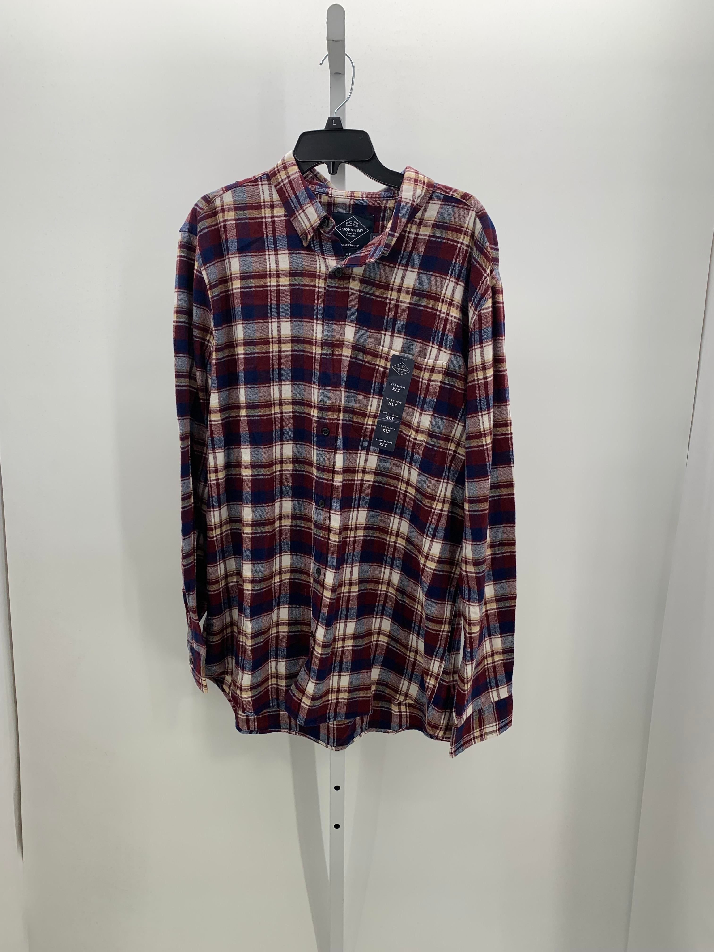 NEW TALL PLAID BTN DOWN