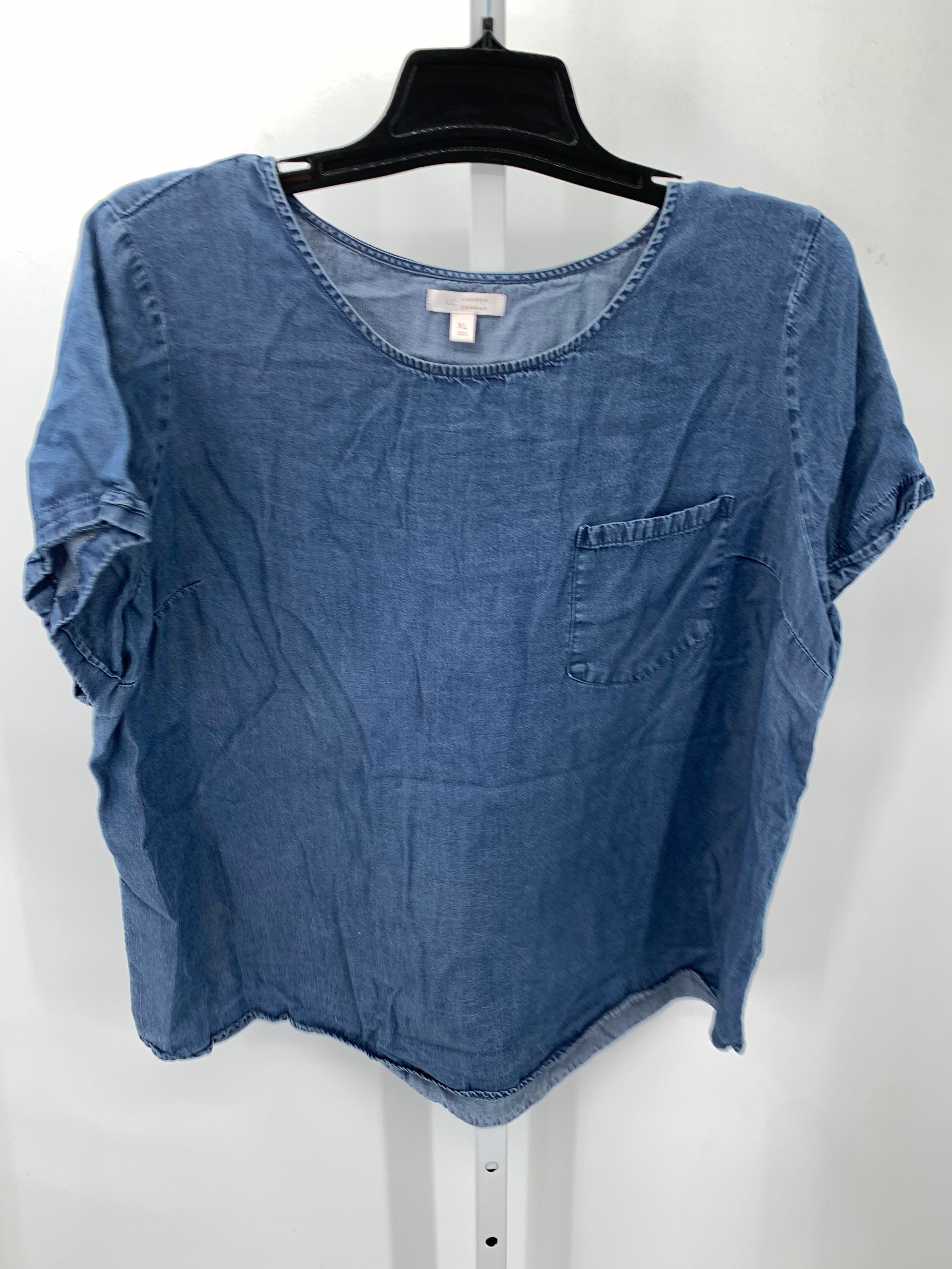 Lauren Conrad Size Extra Large Misses Short Sleeve Shirt