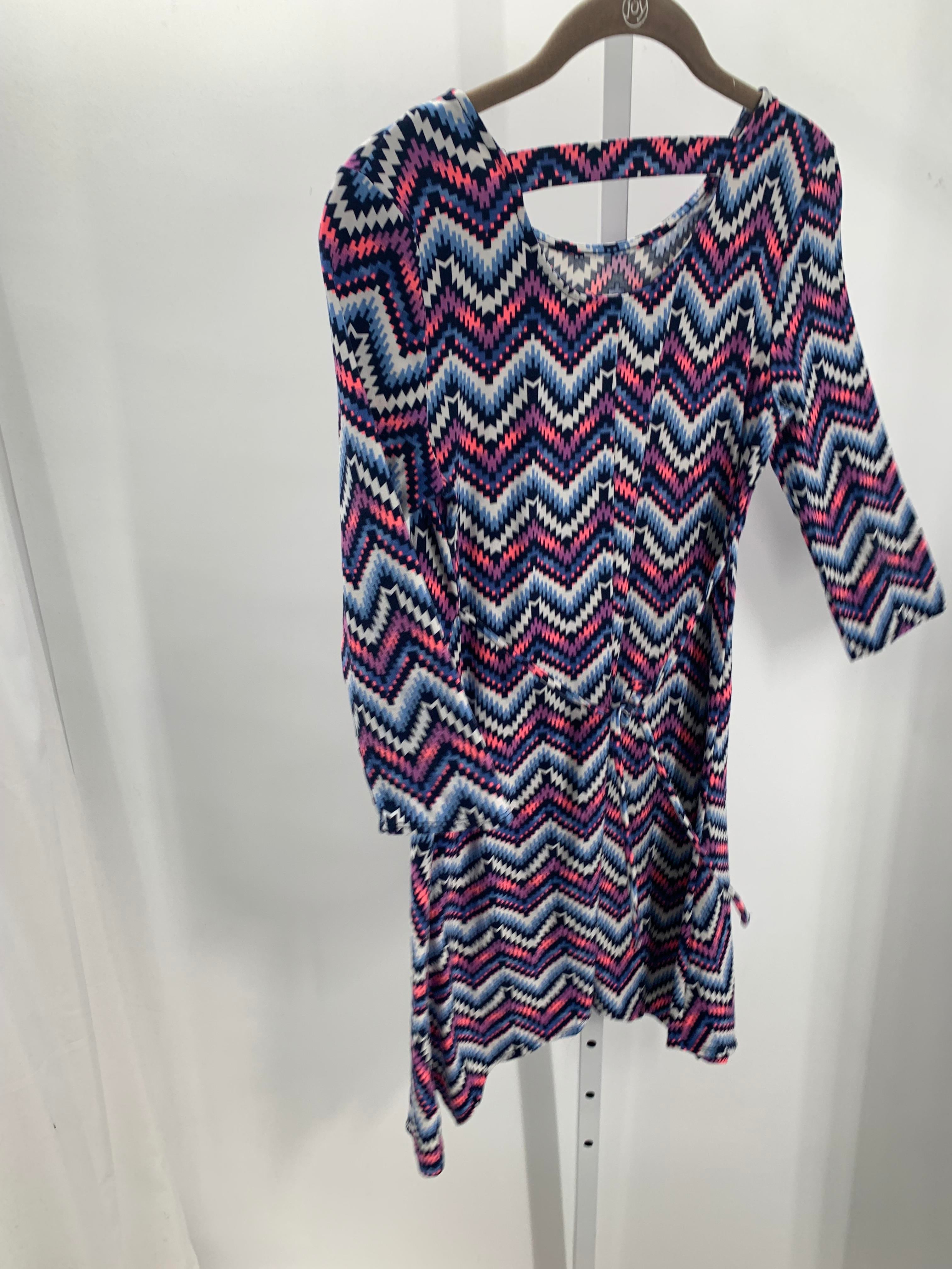 Justice Size 12-14 Girls 3/4 Sleeve Dress