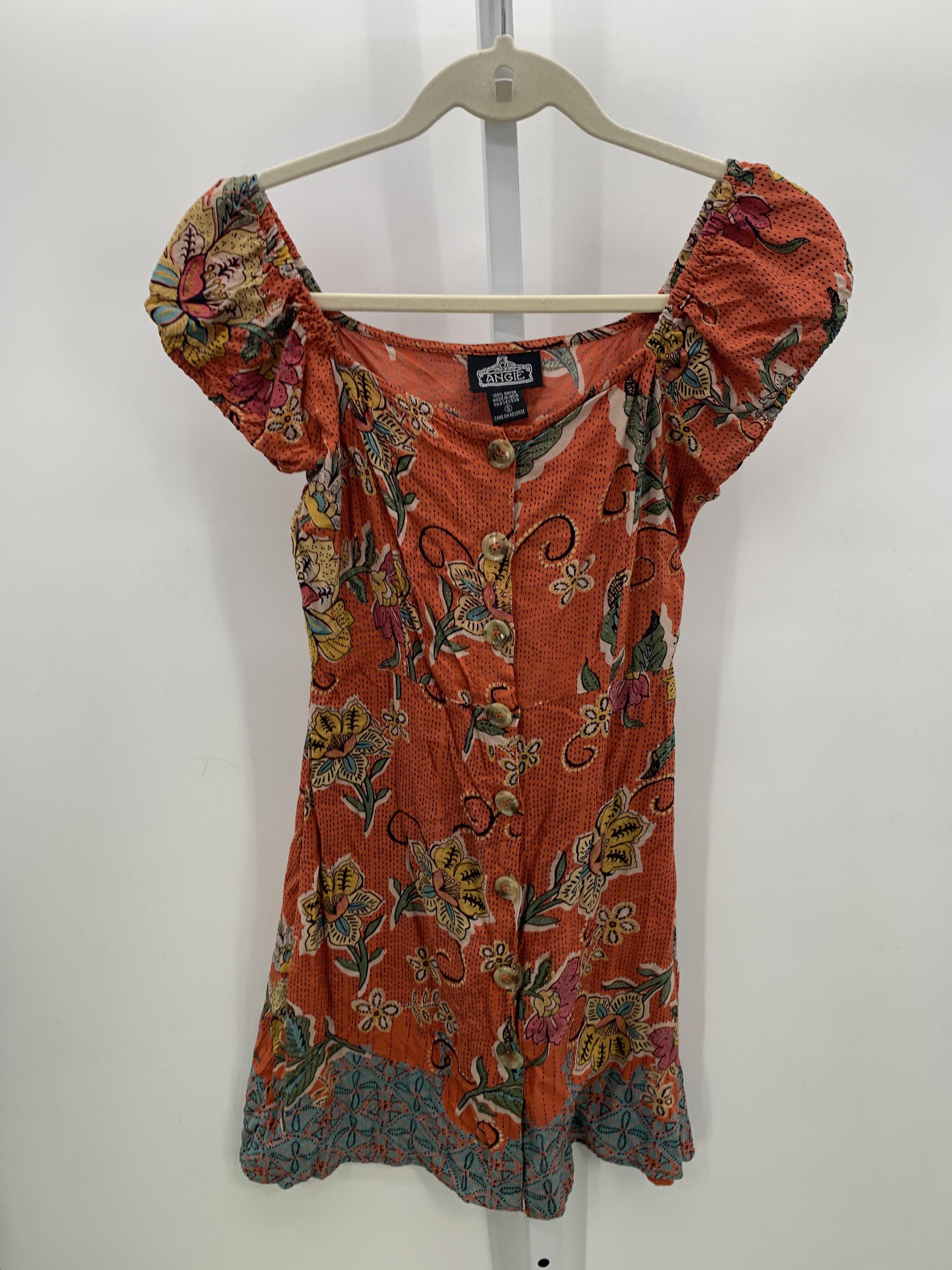 Angie Size Small Juniors Short Sleeve Dress