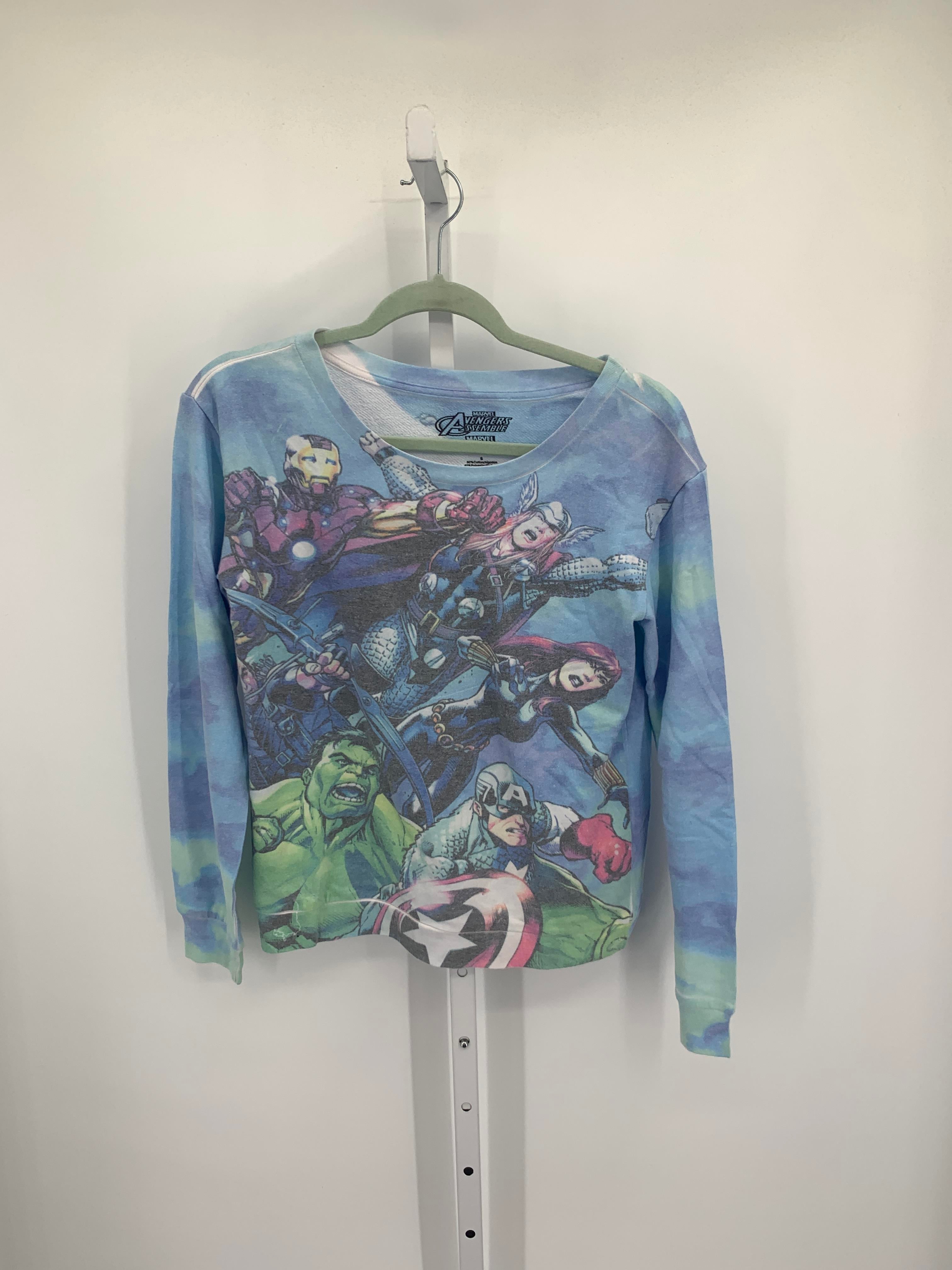 Marvel Size Small Juniors Long Sleeve Shirt