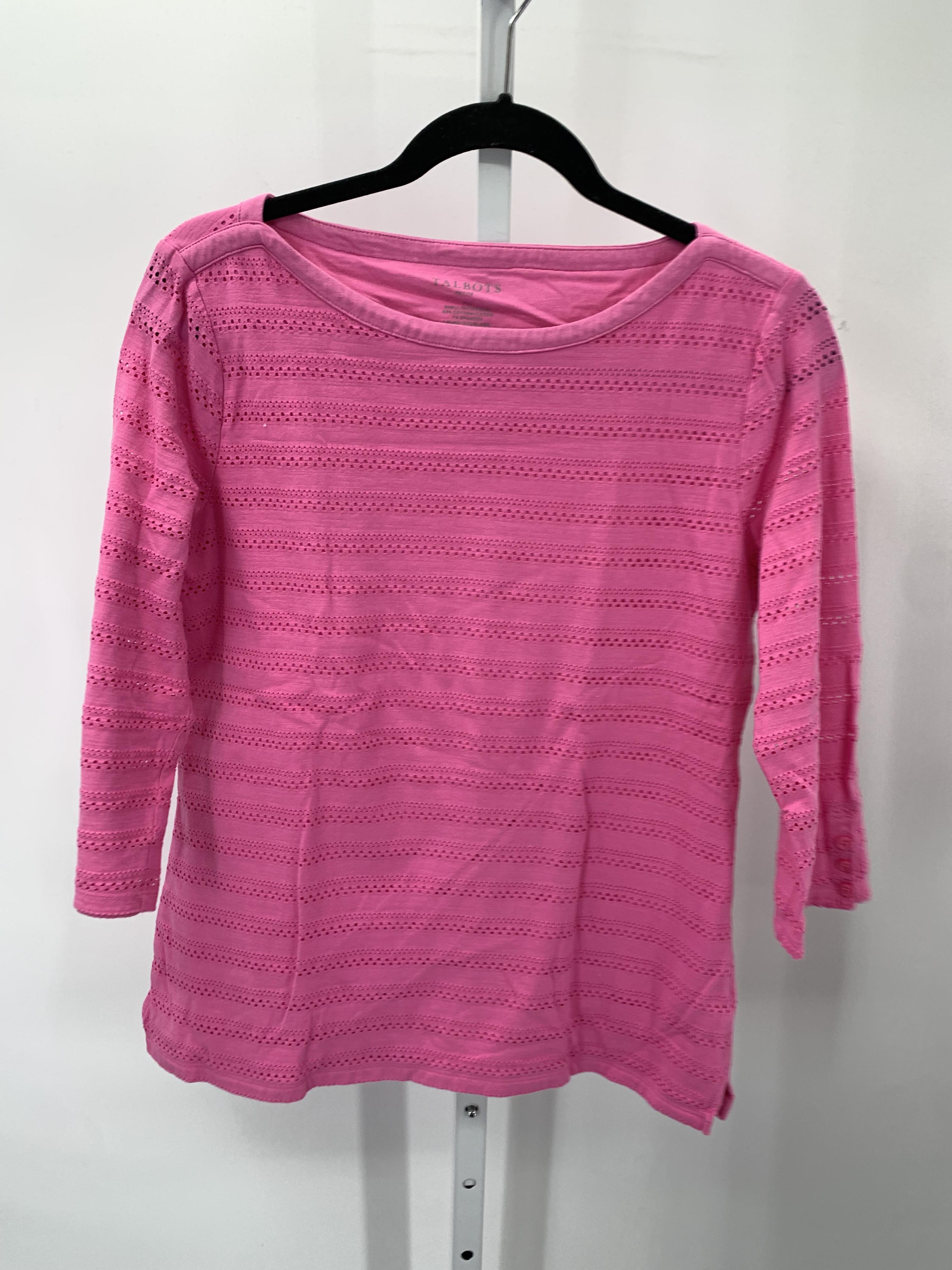 Talbots Size Medium Petite Petite 3/4 Sleeve Shirt