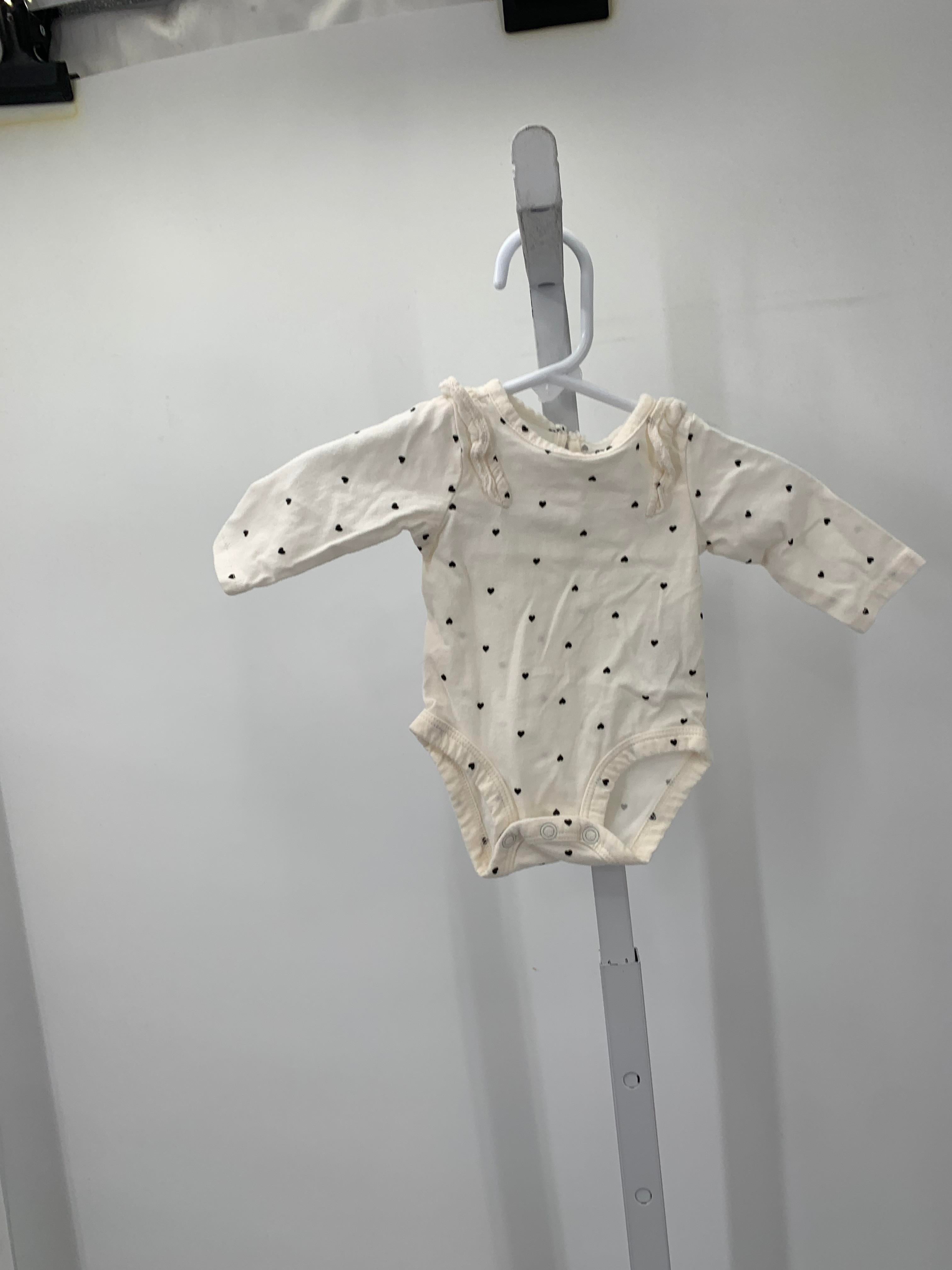 Carters Size Newborn Girls Long Sleeve Shirt