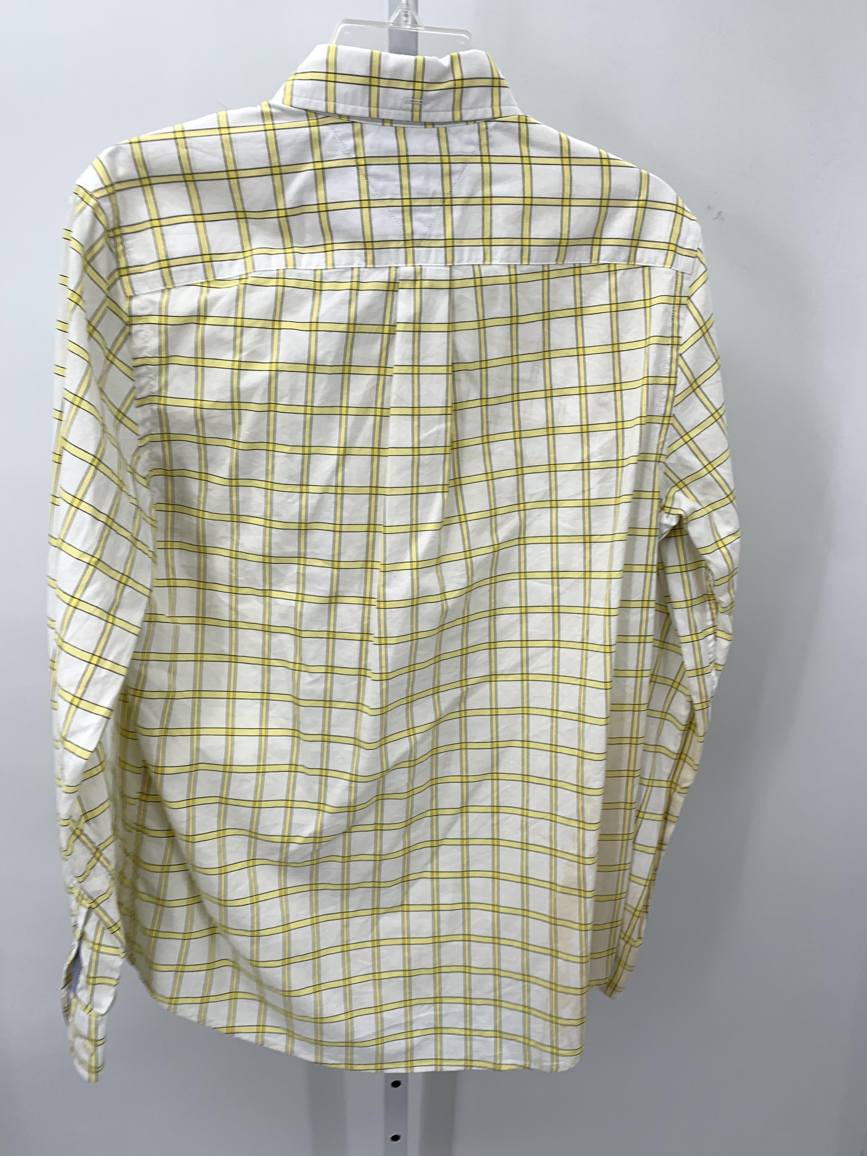 YELLOW PLAID BTN DOWN