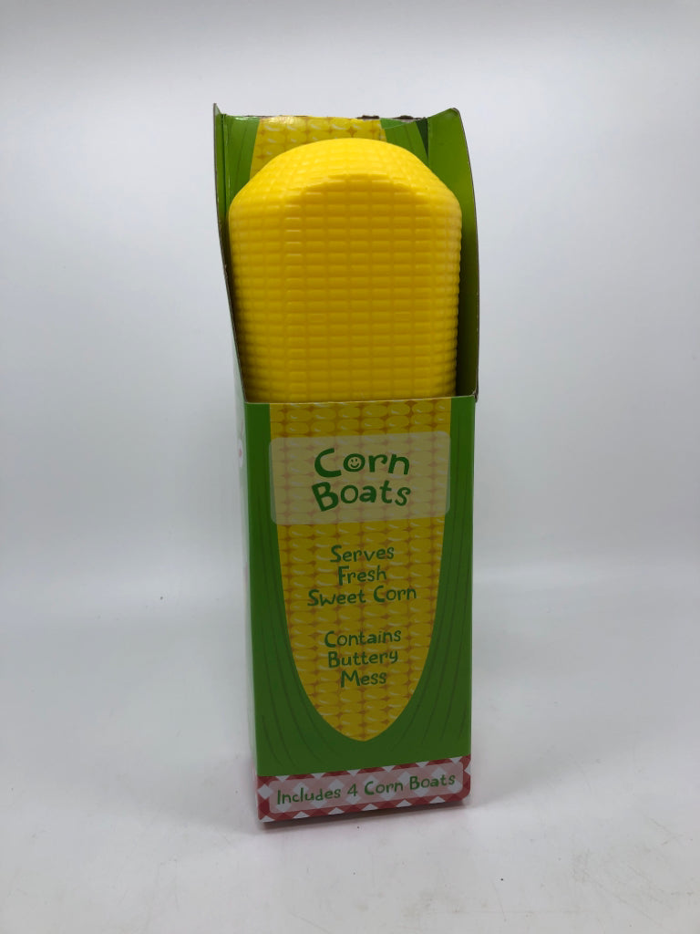 NIP PLASTIC CORN BOATS.