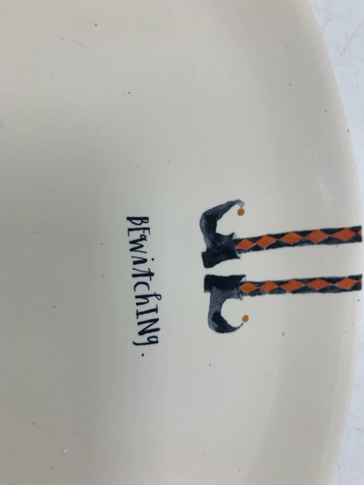 BEWITCHING SMALL PLATE- RAE DUNN.