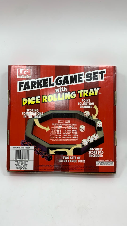 NIB FARKEL GAME SET.