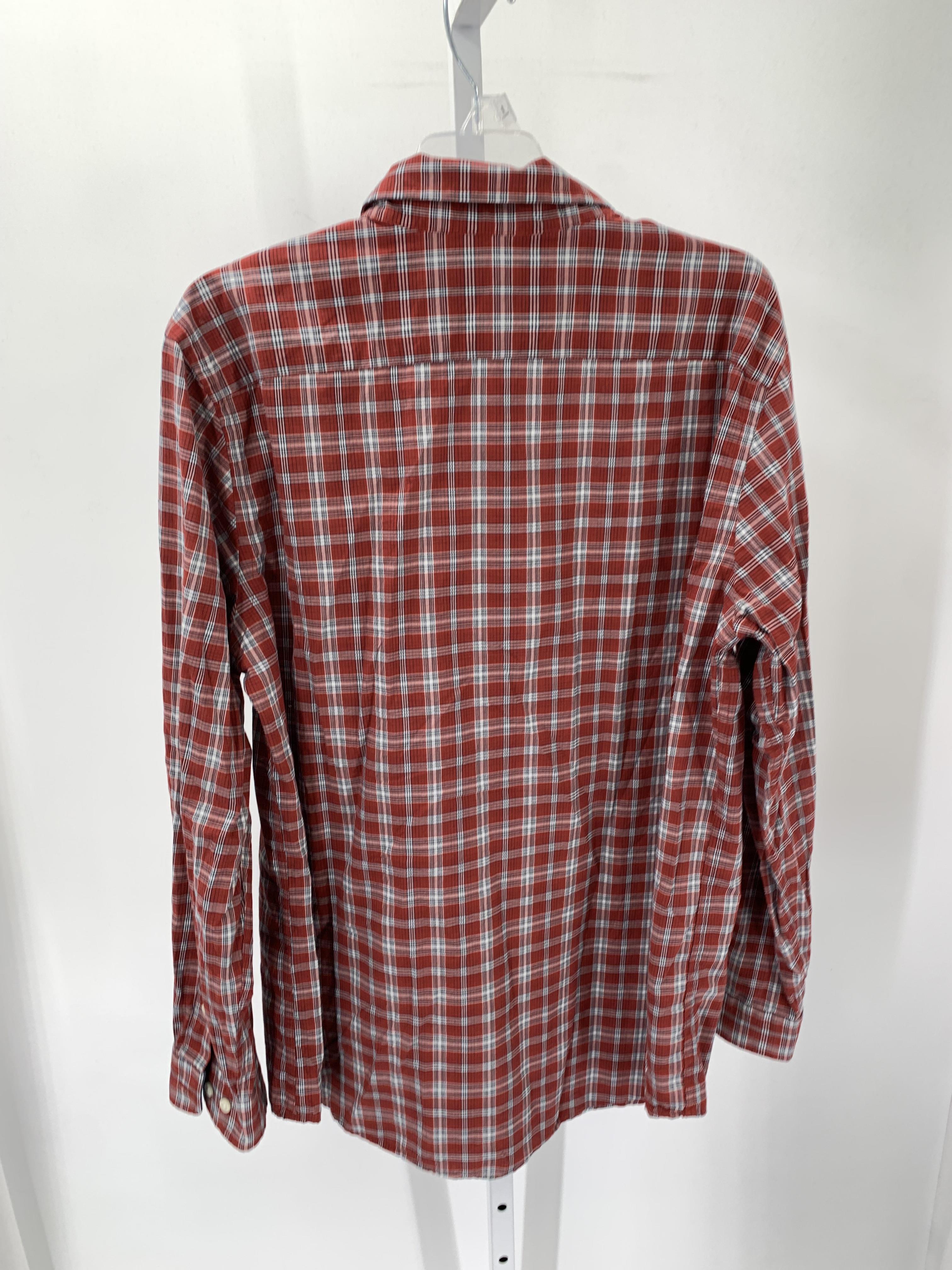 PLAID BTN DOWN
