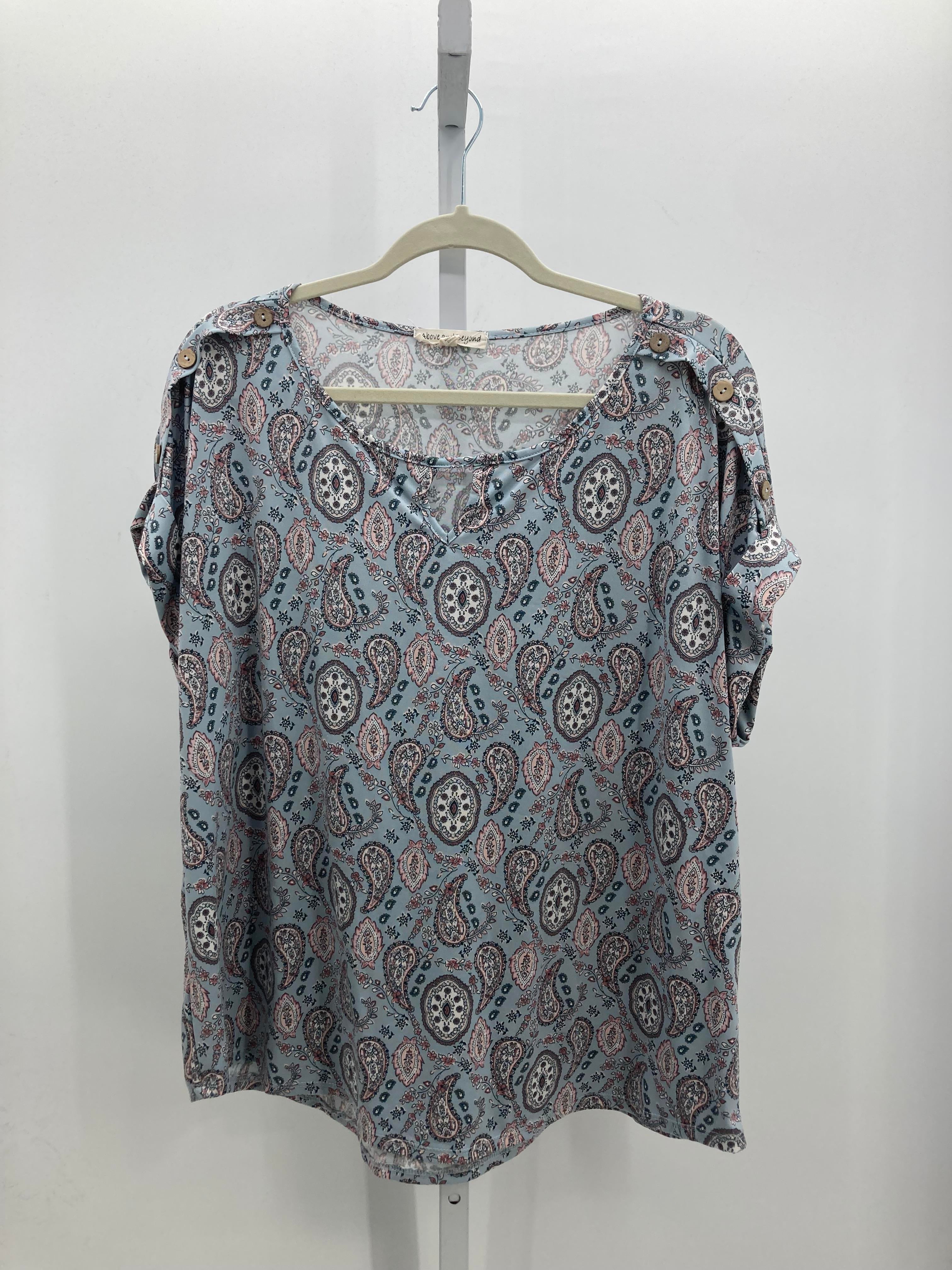 Size 2X Womens Short Sleeve Shirt