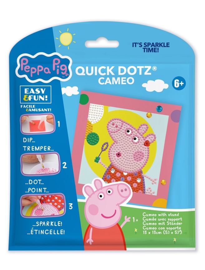 New - Diamond Dotz Peppa Pig - Happy Days
