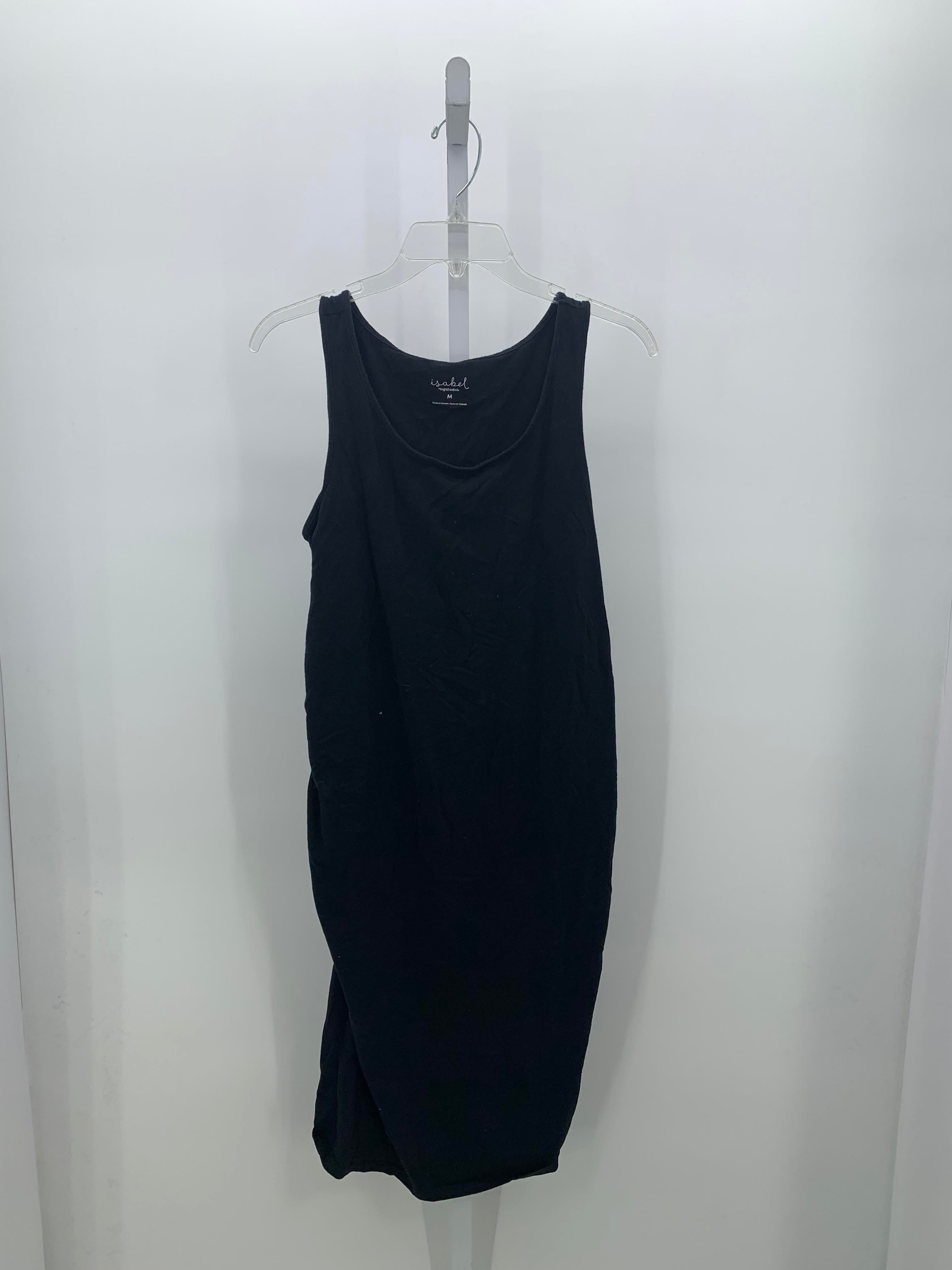 Isabel Black Size Medium Maternity Sleeveless Dress