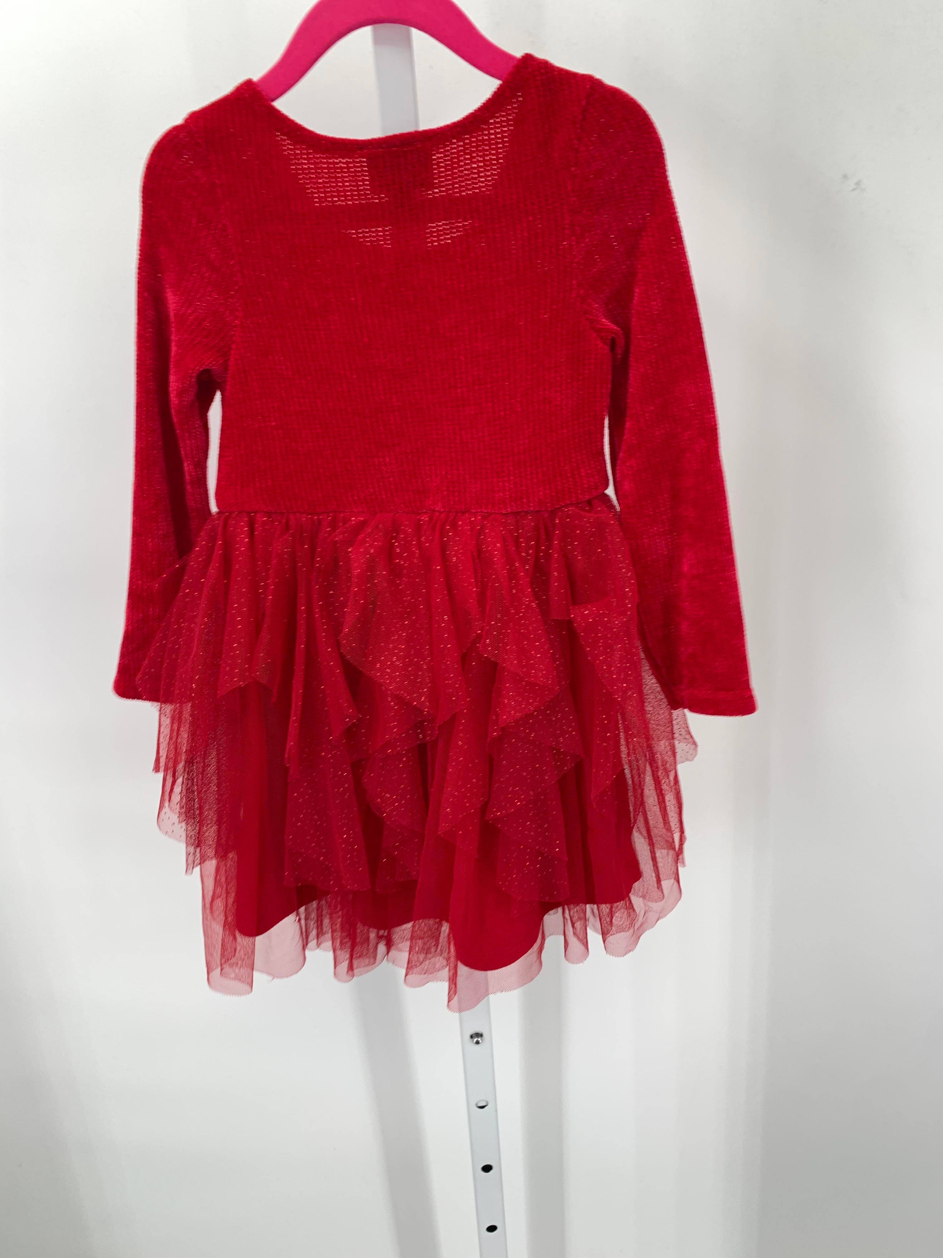 LONG SLV DRESS SEQUINS UNICORN MESH
