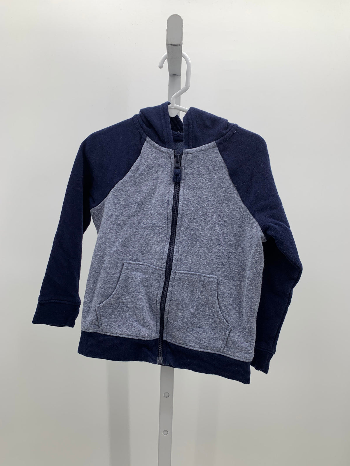 BLUE/ NAVY ZIP SWEAT JACKET