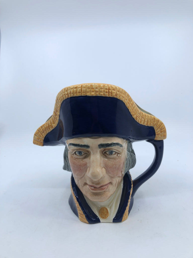 VTG "LORD NELSON" TOBY MUG PITCHER.