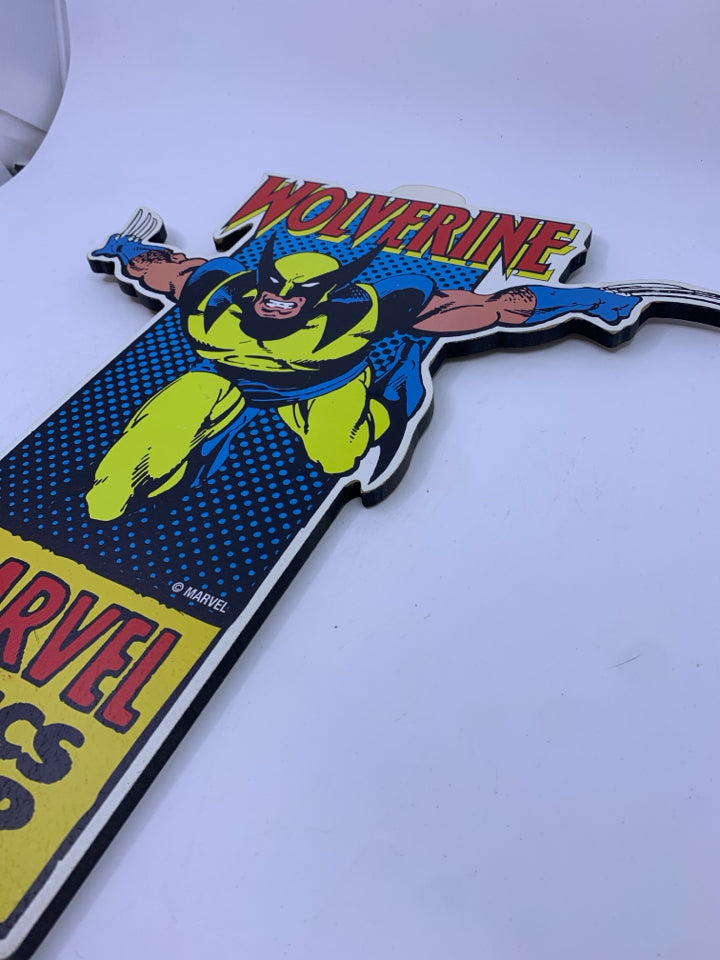 WOLVERINE MARVELS CUT OUT WALL ART.