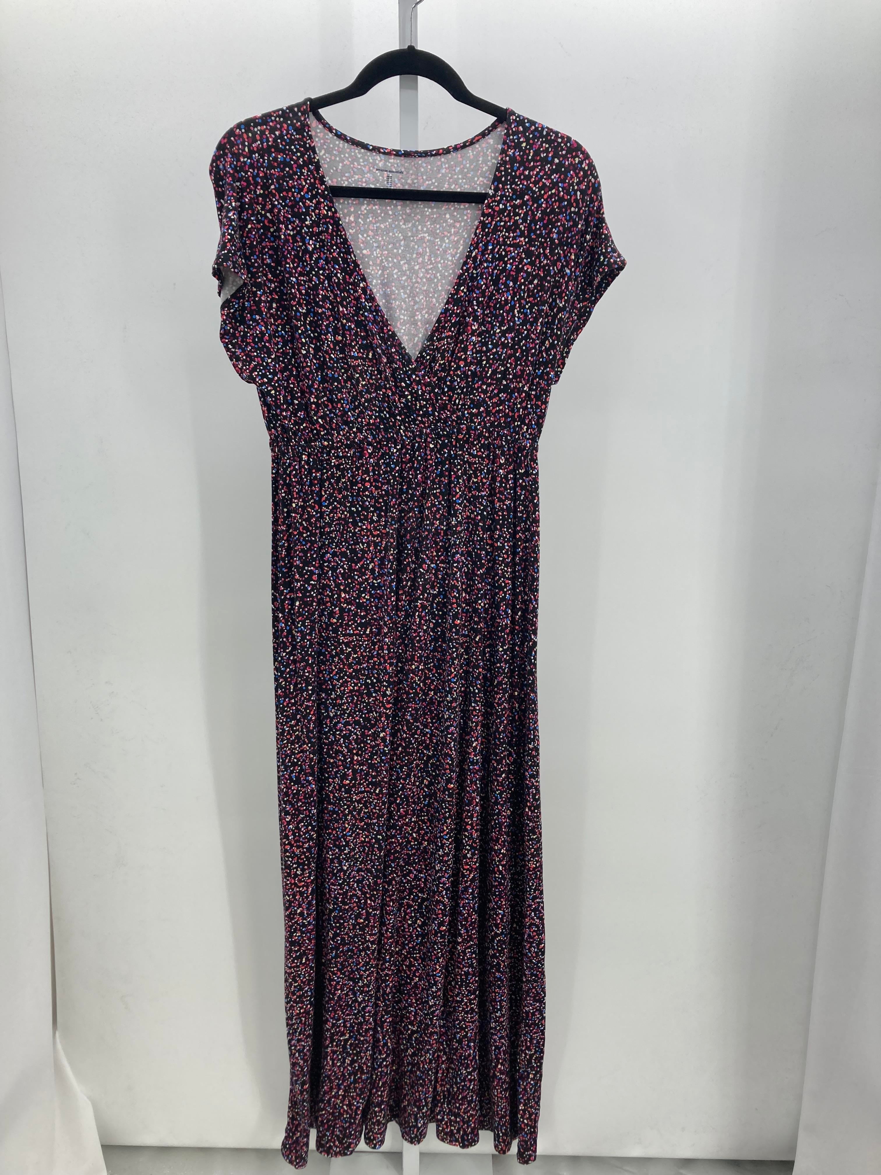 Amazon Essentials Size Medium Misses Short Sleeve Dress