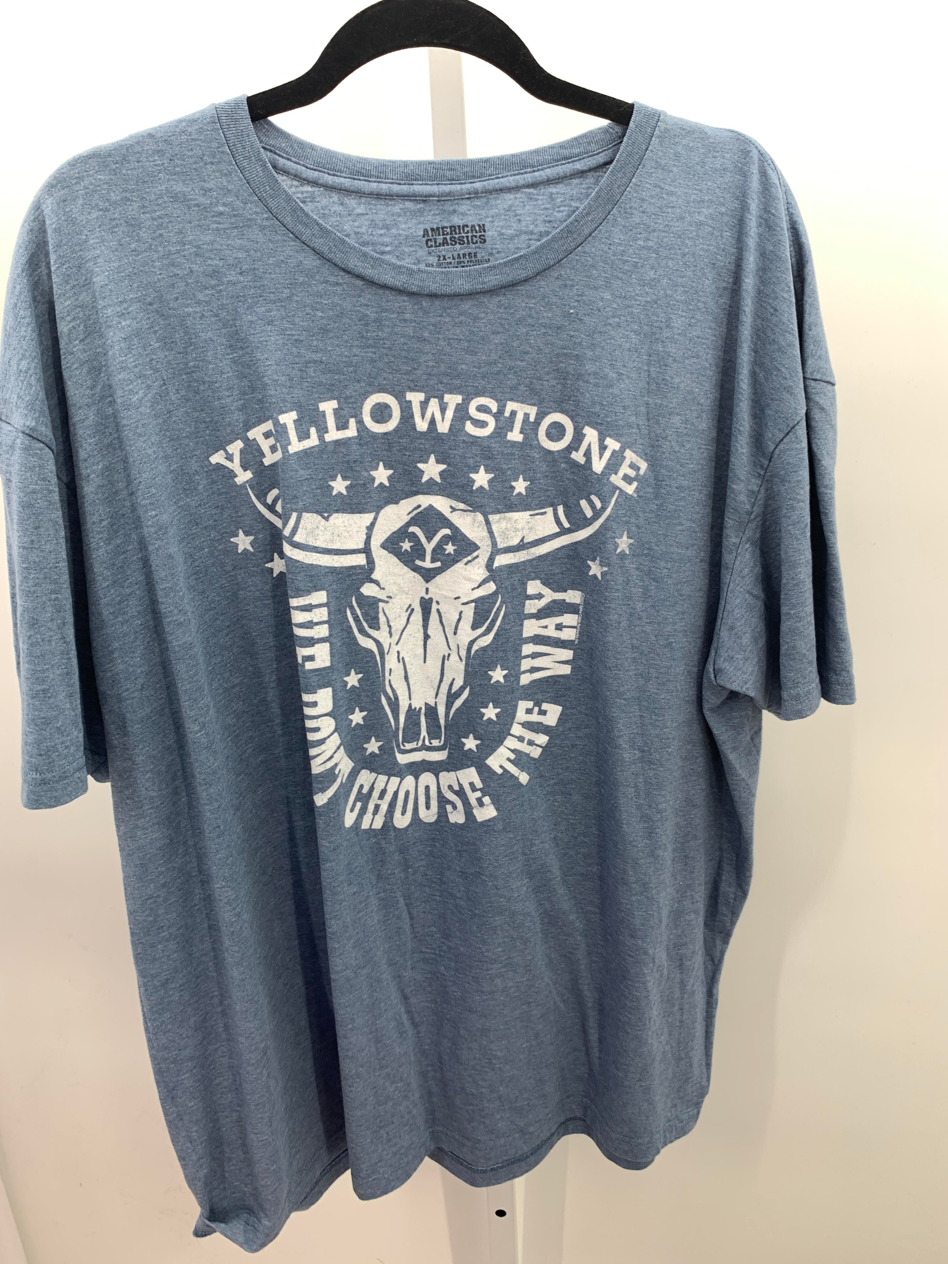 YELLOWSTONE KNIT TEE.