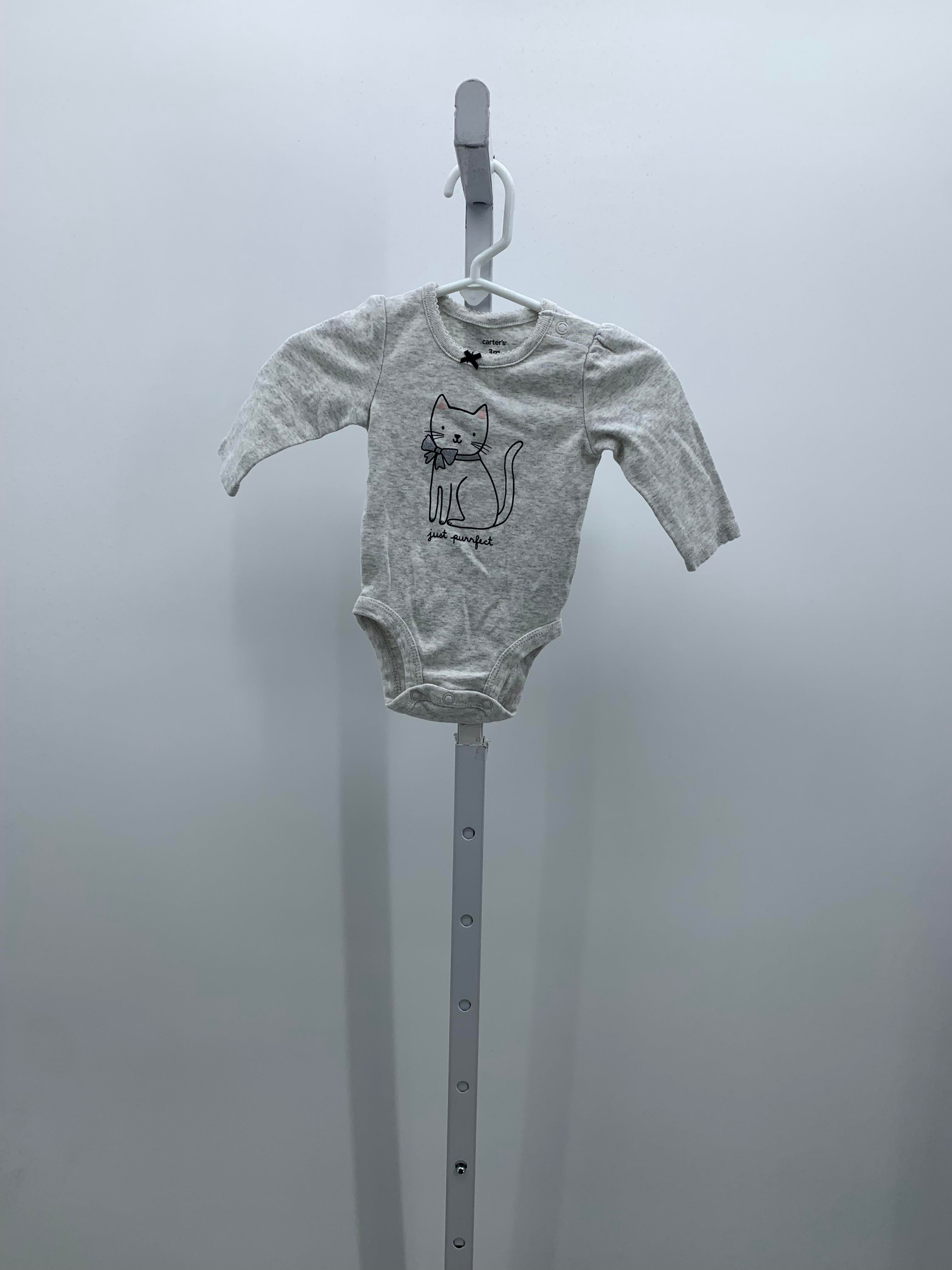 Carters Size 3 Months Girls Long Sleeve Shirt