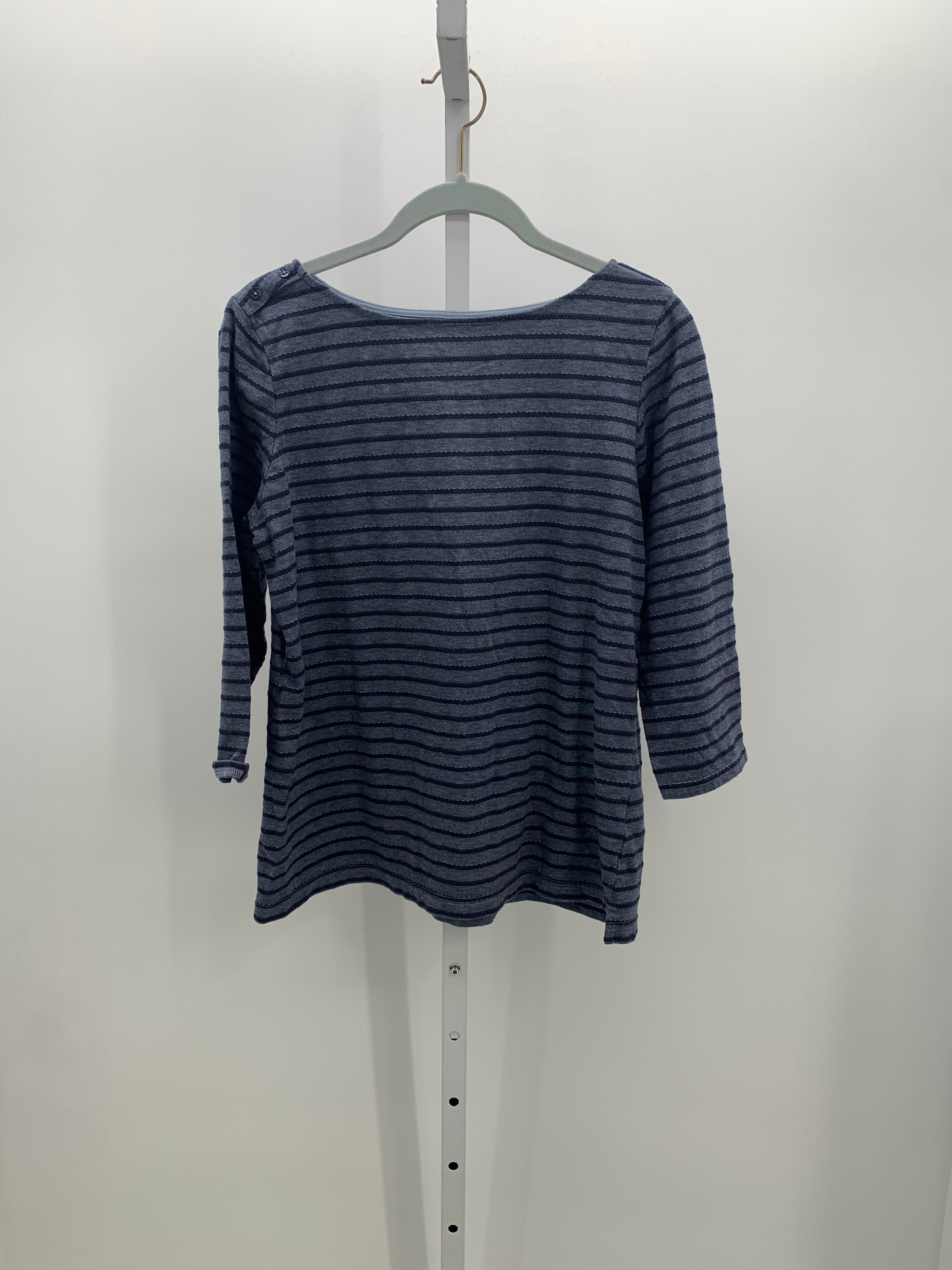 Croft & Barrow Size Large Misses 3/4 Sleeve Shirt