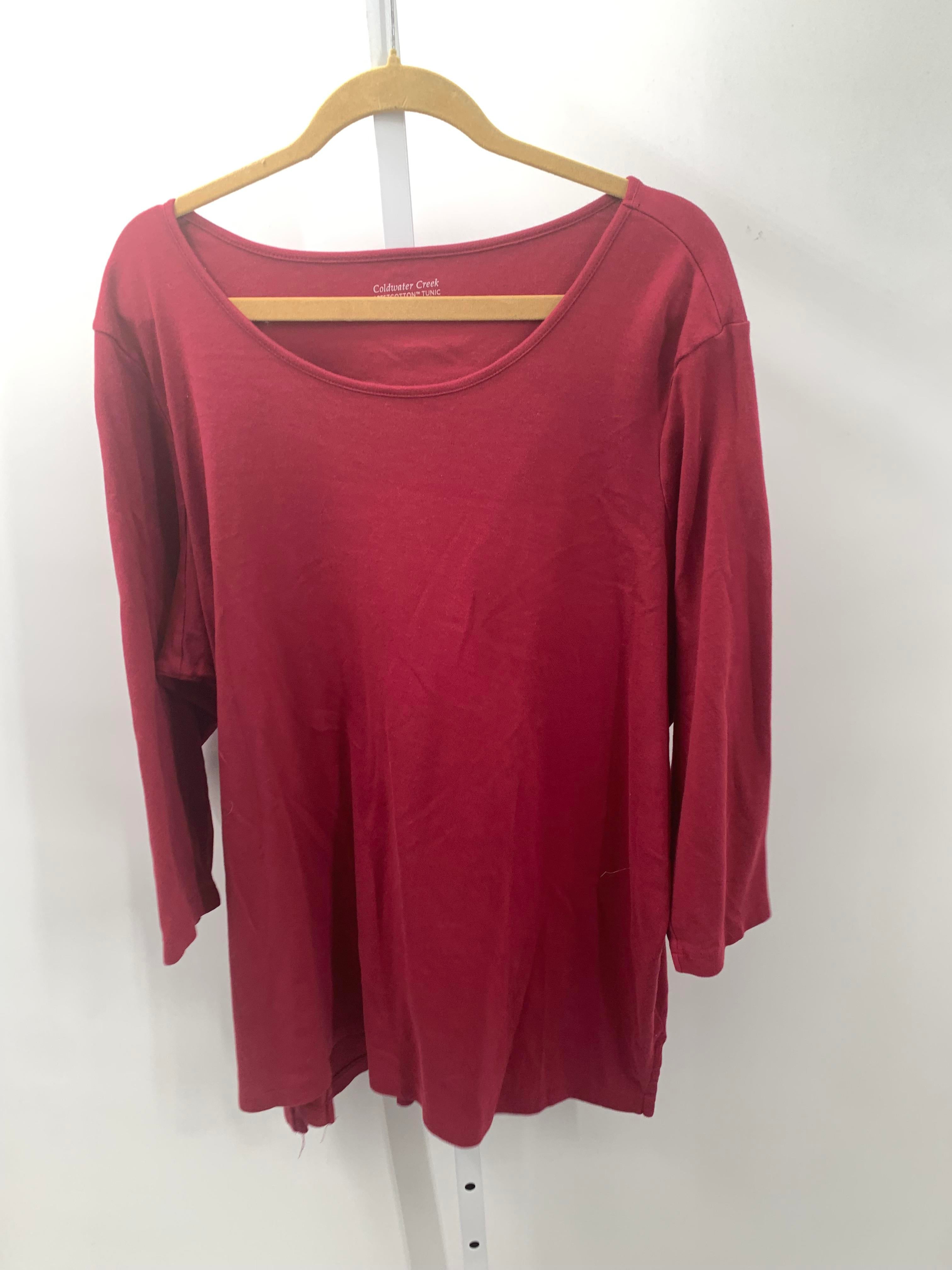 Coldwater Creek Size 3X Womens 3/4 Sleeve Shirt