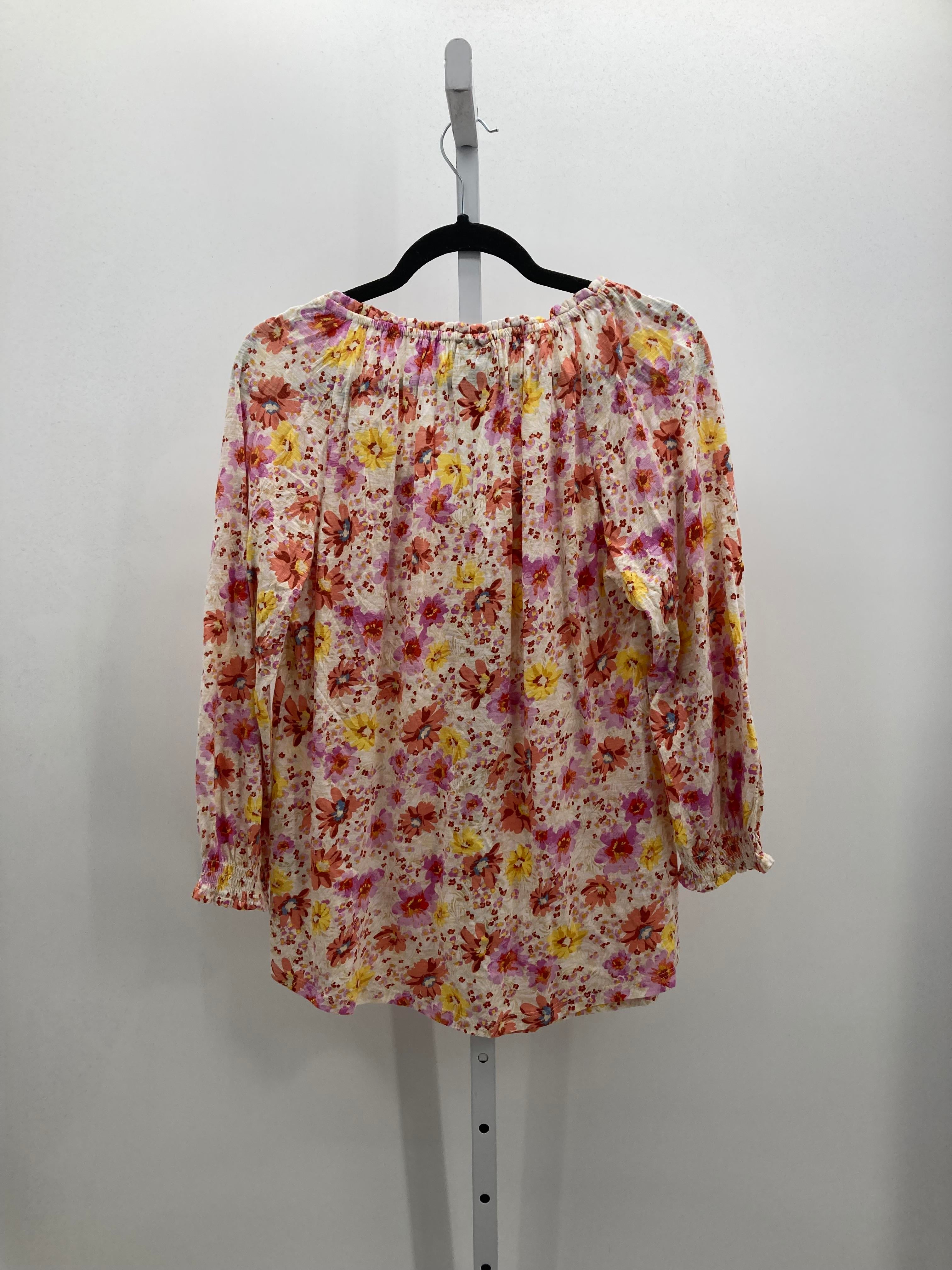 Style & Co. Size Medium Misses 3/4 Sleeve Shirt