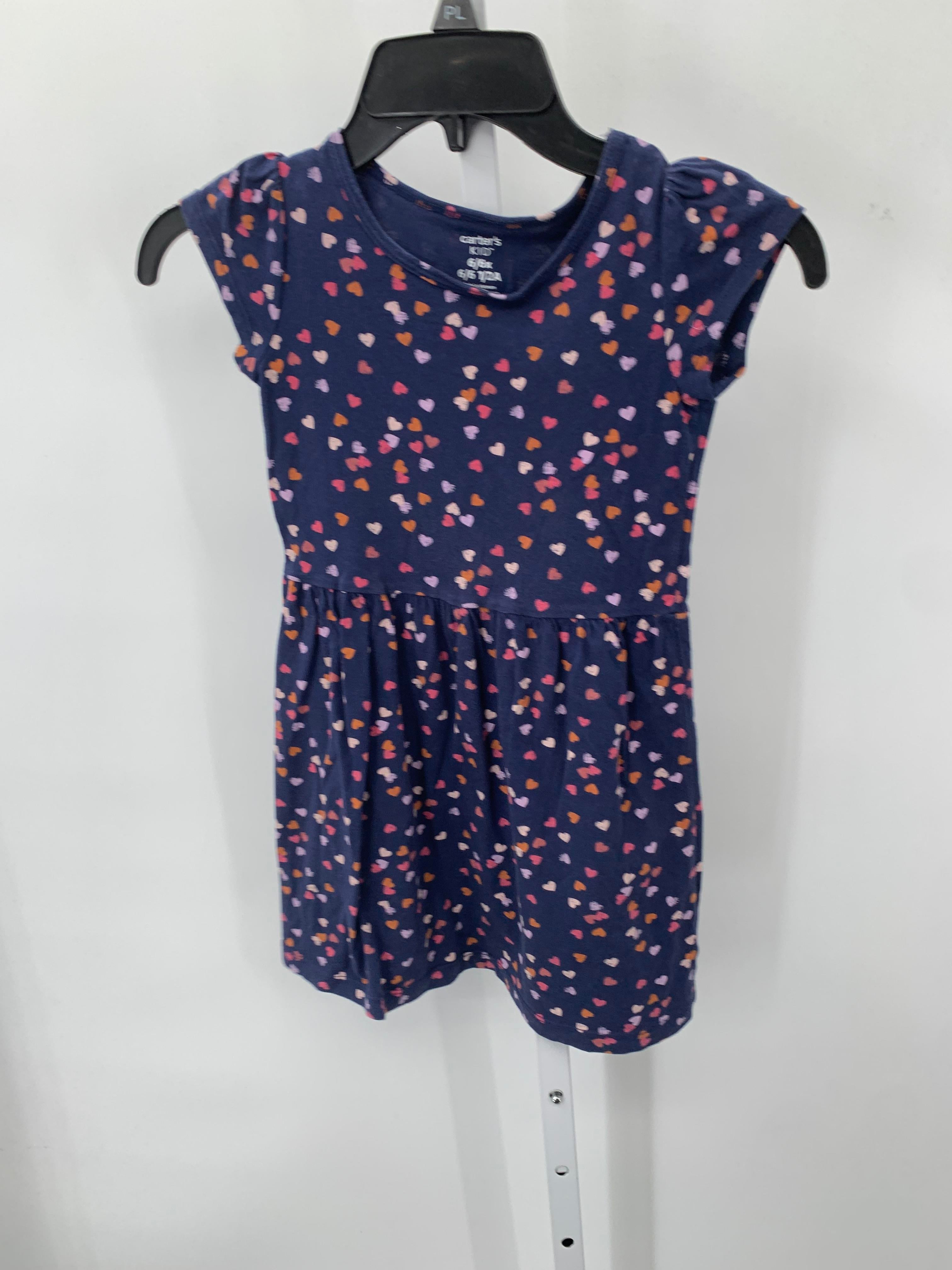 Carters Size 6/6X Girls Short Sleeve Dress